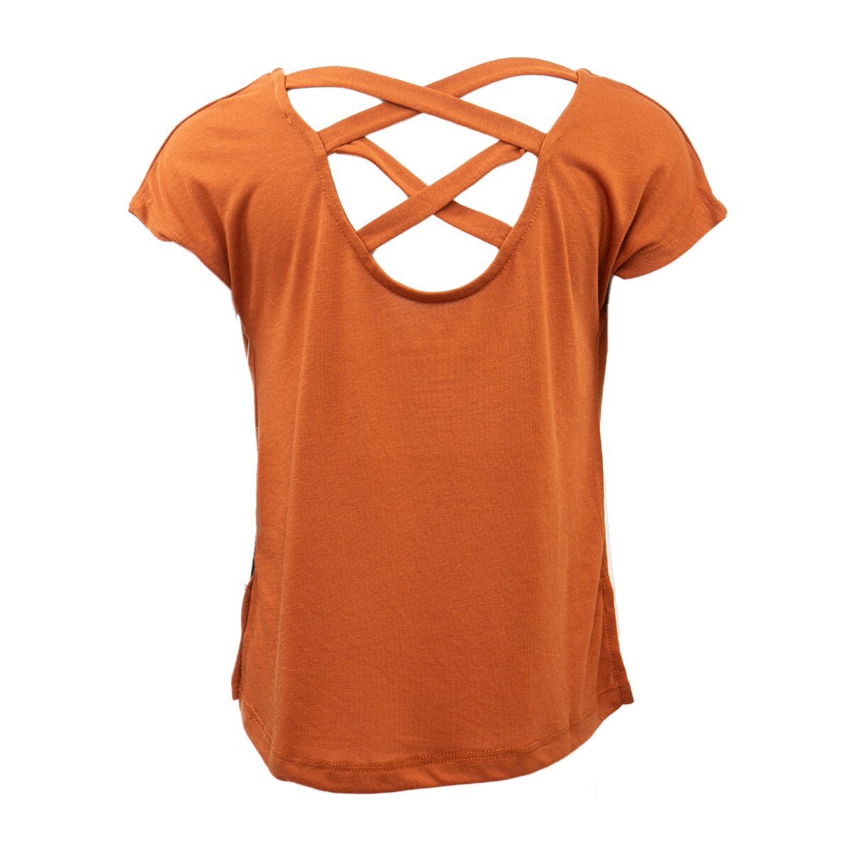 Youth Texas Longhorns Ember Cross Back Tee
