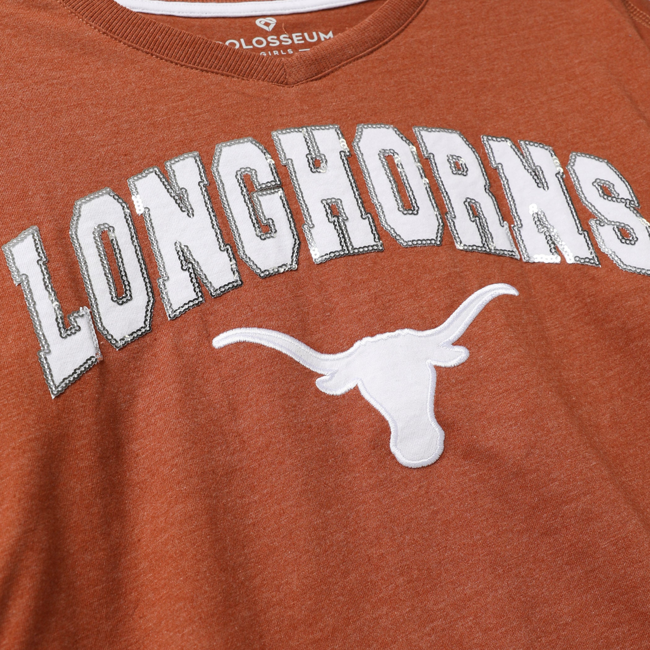 Youth Texas Longhorns Fire Long Sleeve Tee