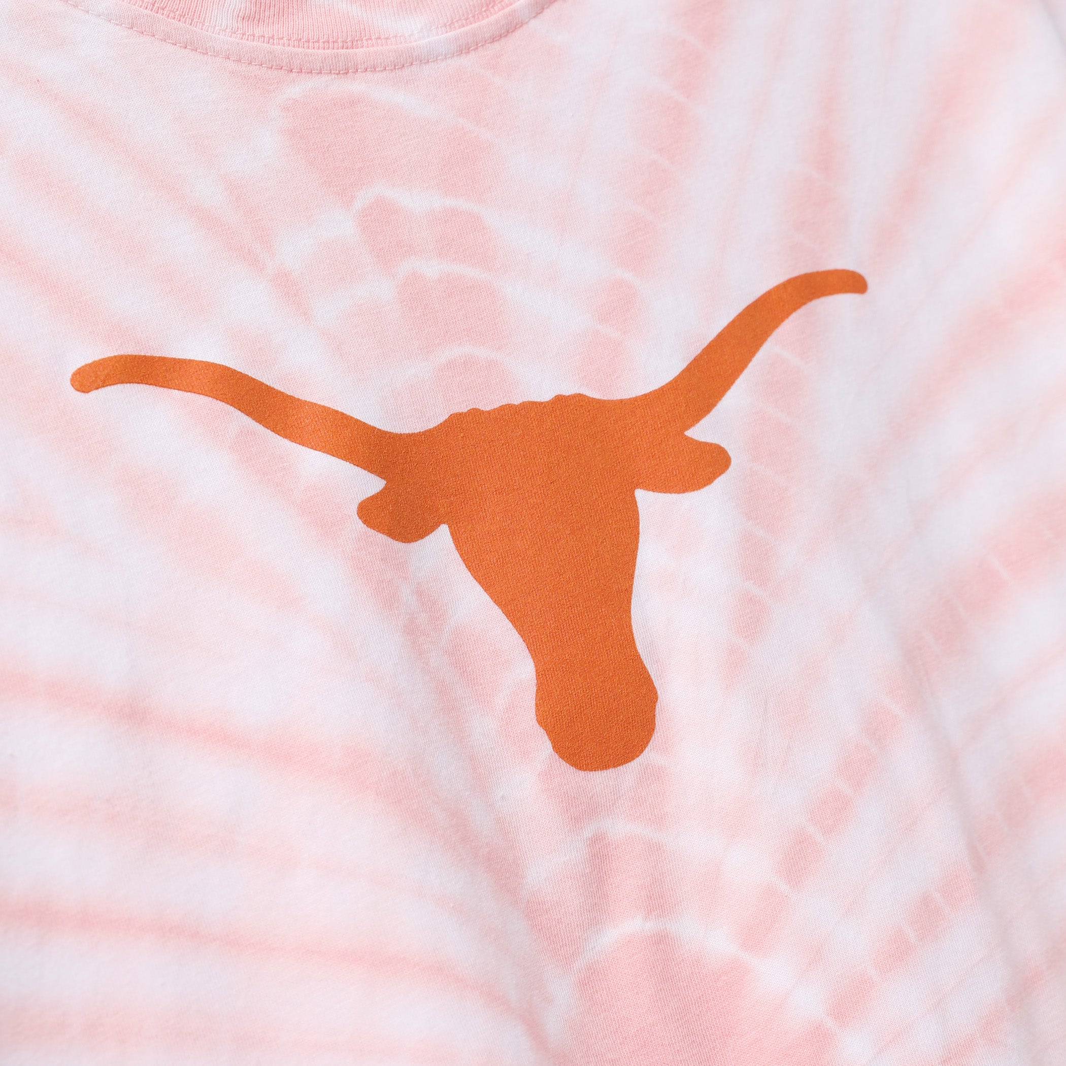 Youth Texas Longhorns Circle Tie Dye Short Sleeve Tee