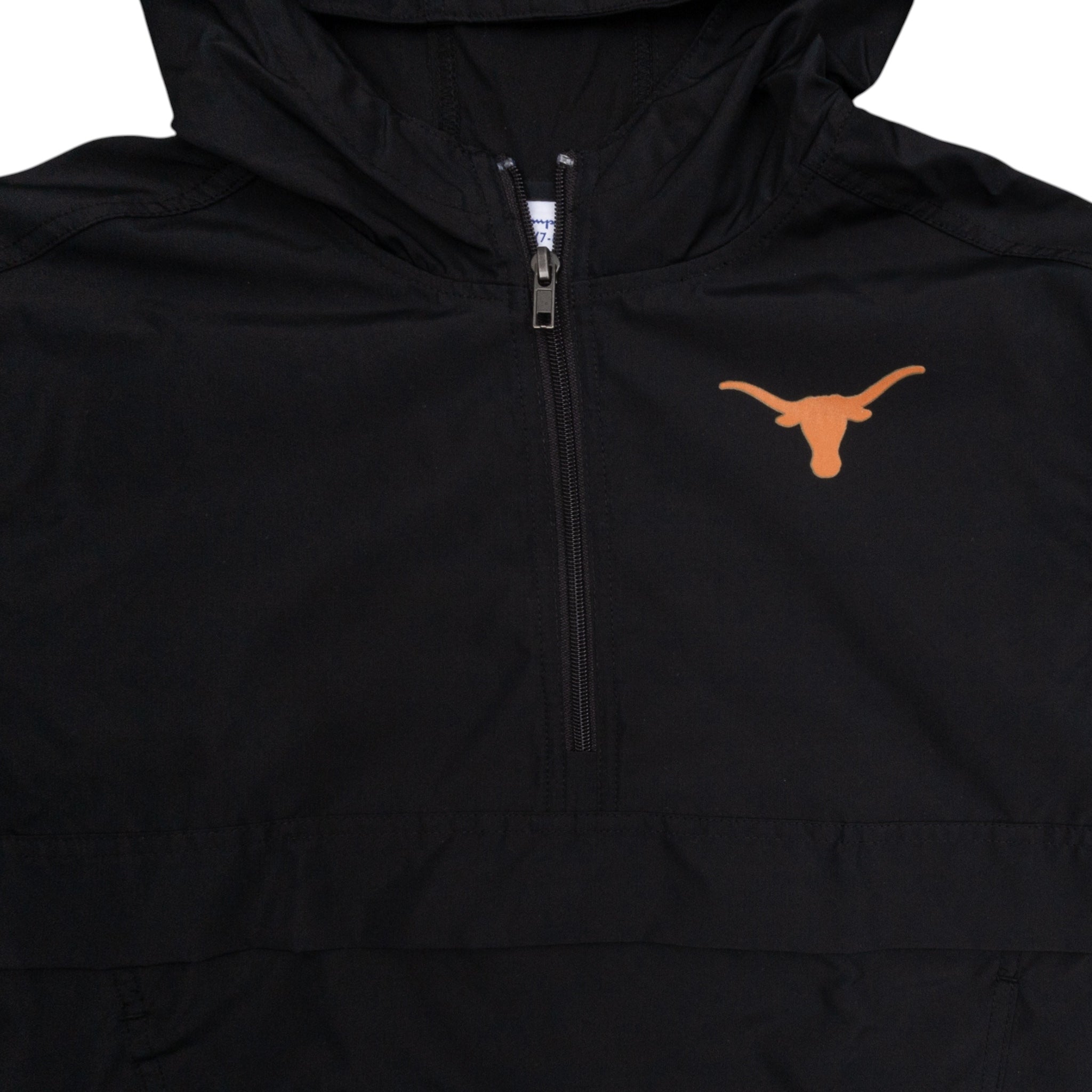 Youth Champion Texas Longhorns Lightweight Water Resistant Jacket Black