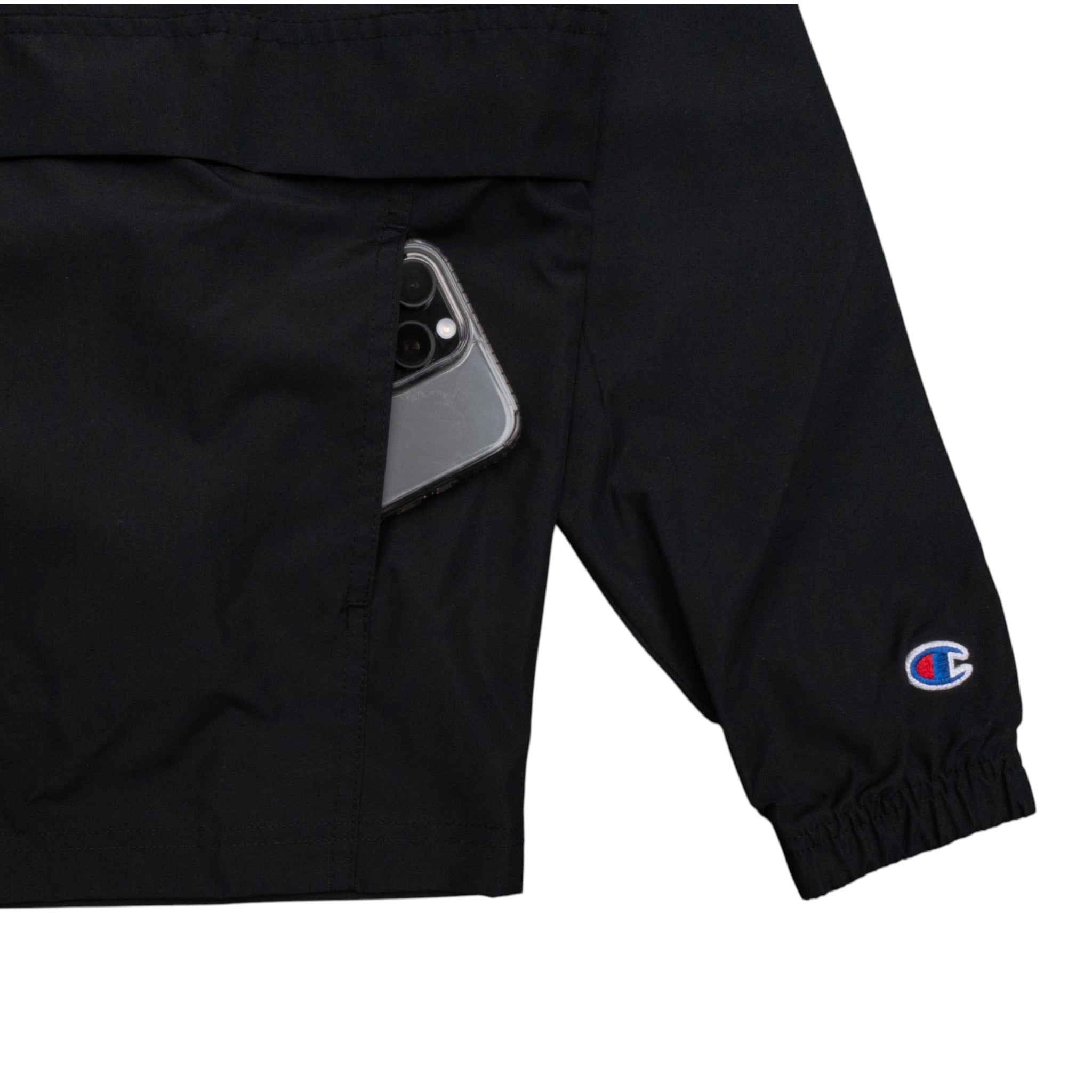 Youth Champion Texas Longhorns Lightweight Water Resistant Jacket Black