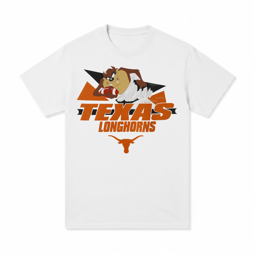 Youth Texas Longhorns Tornado Taz Ringspun Tee