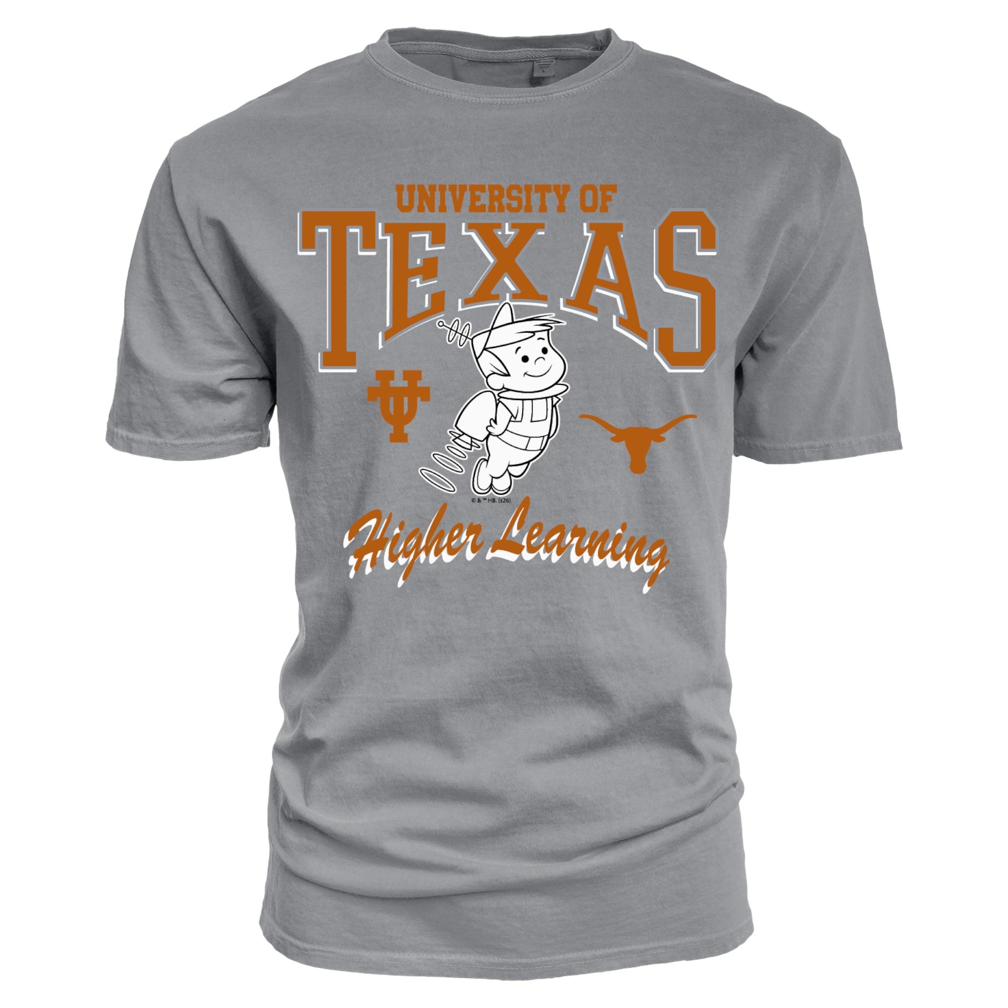 Youth Texas Longhorns Jetsons Flying Ringspun Tee