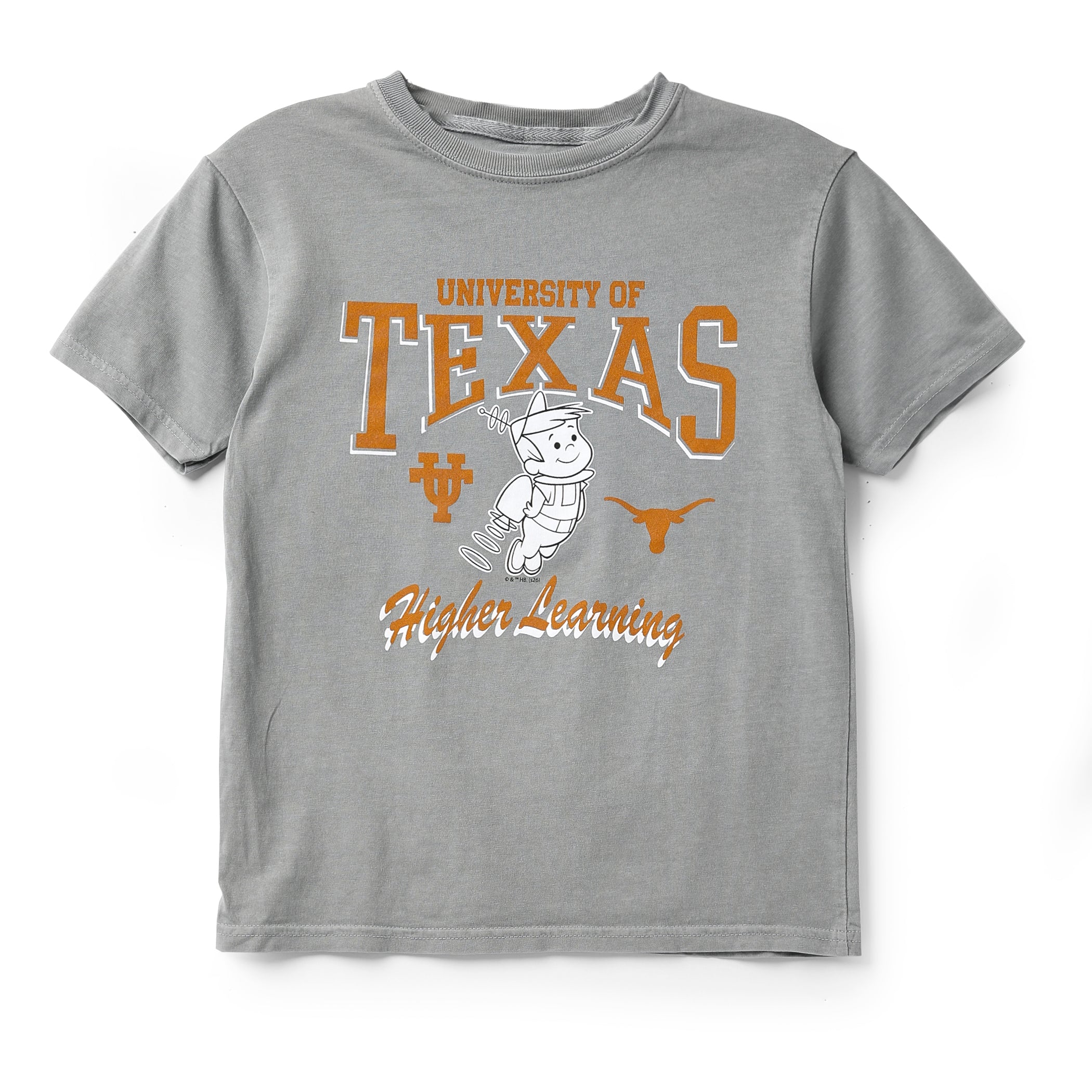 Youth Texas Longhorns Jetsons Flying Ringspun Tee