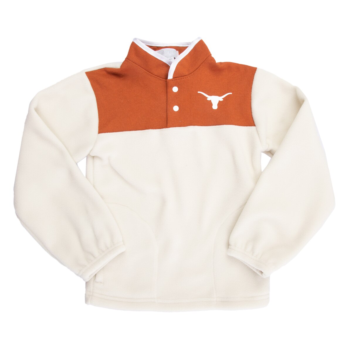 Youth Texas Longhorns Colorblock Polar Fleece