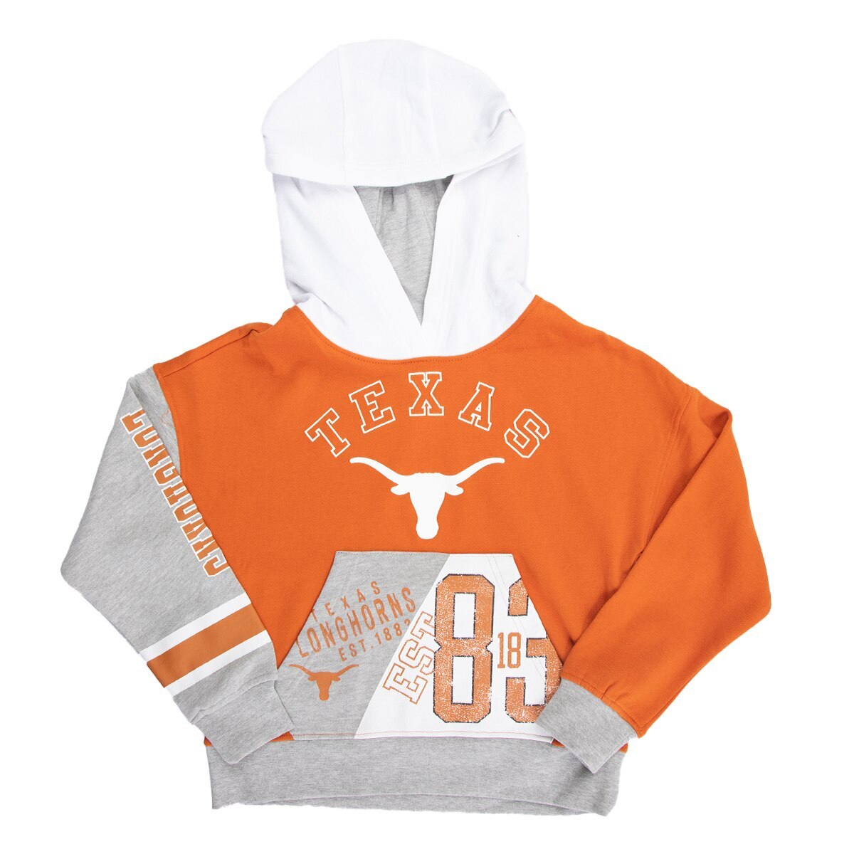 Youth Texas Longhorns True Fan Long Sleeve Pullover Fleece