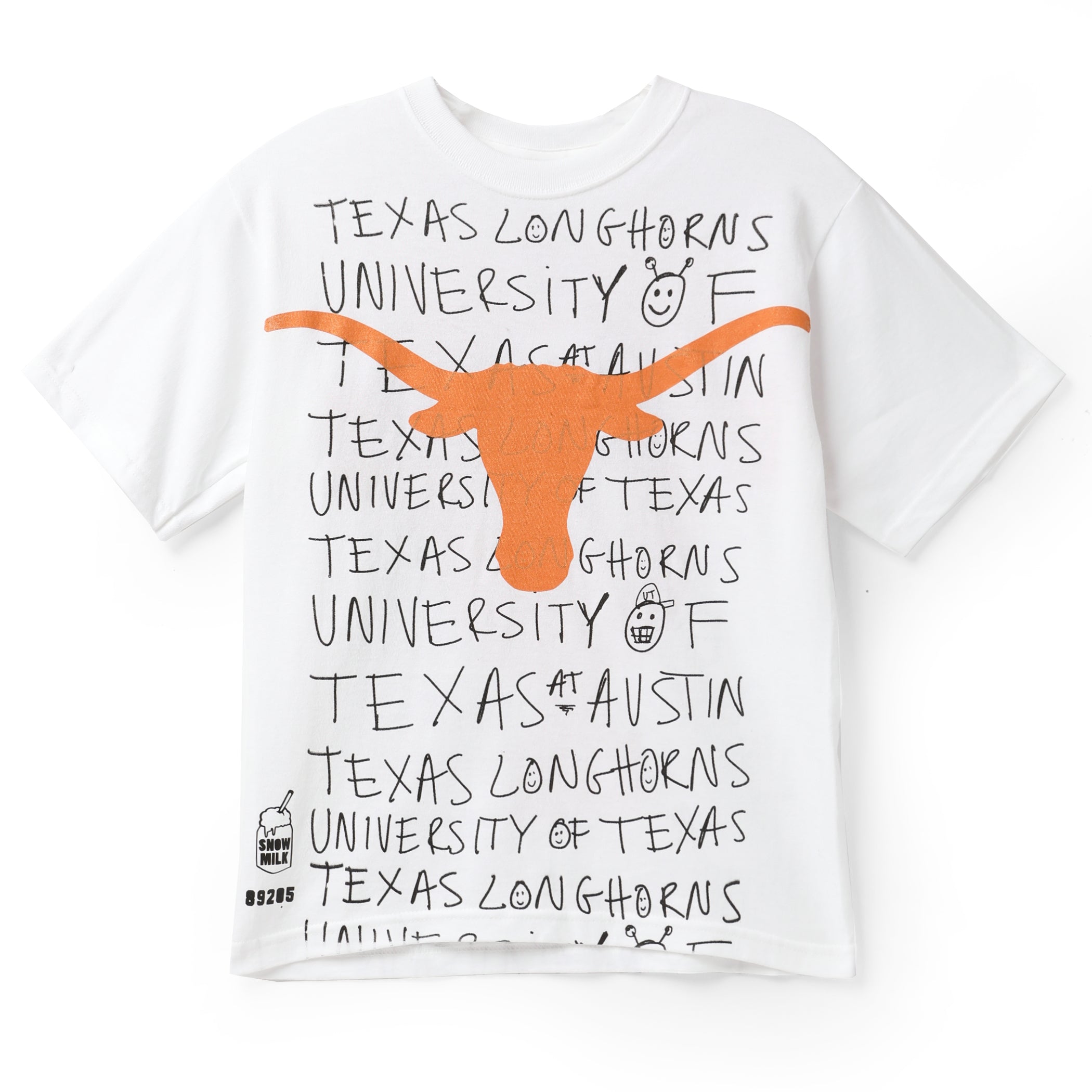 Youth Texas Longhorns Snow Milk Tee