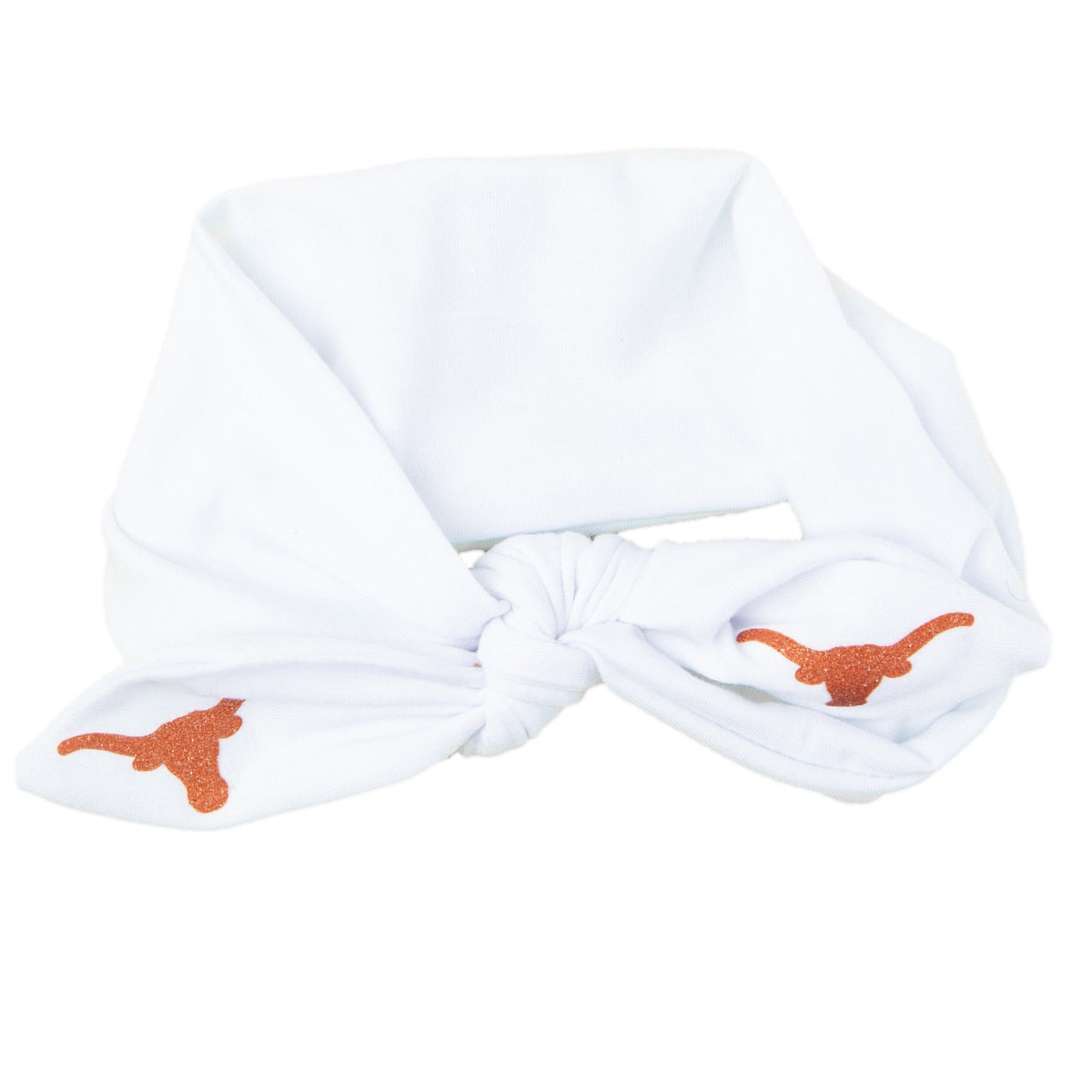 Texas Longhorns Knotted Cotton Bow Headband