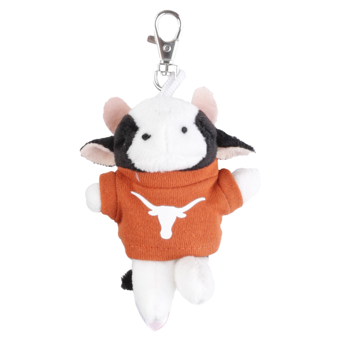 Longhorn Tee Plush Cow Keychain