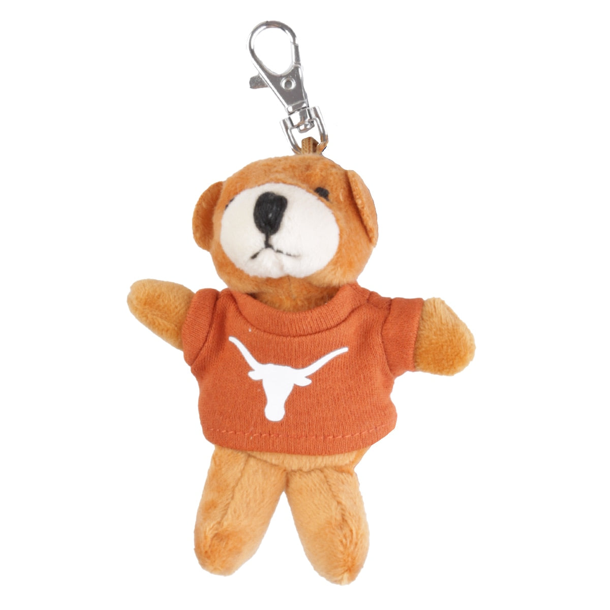 Longhorn Tee Plush Bear Keychain