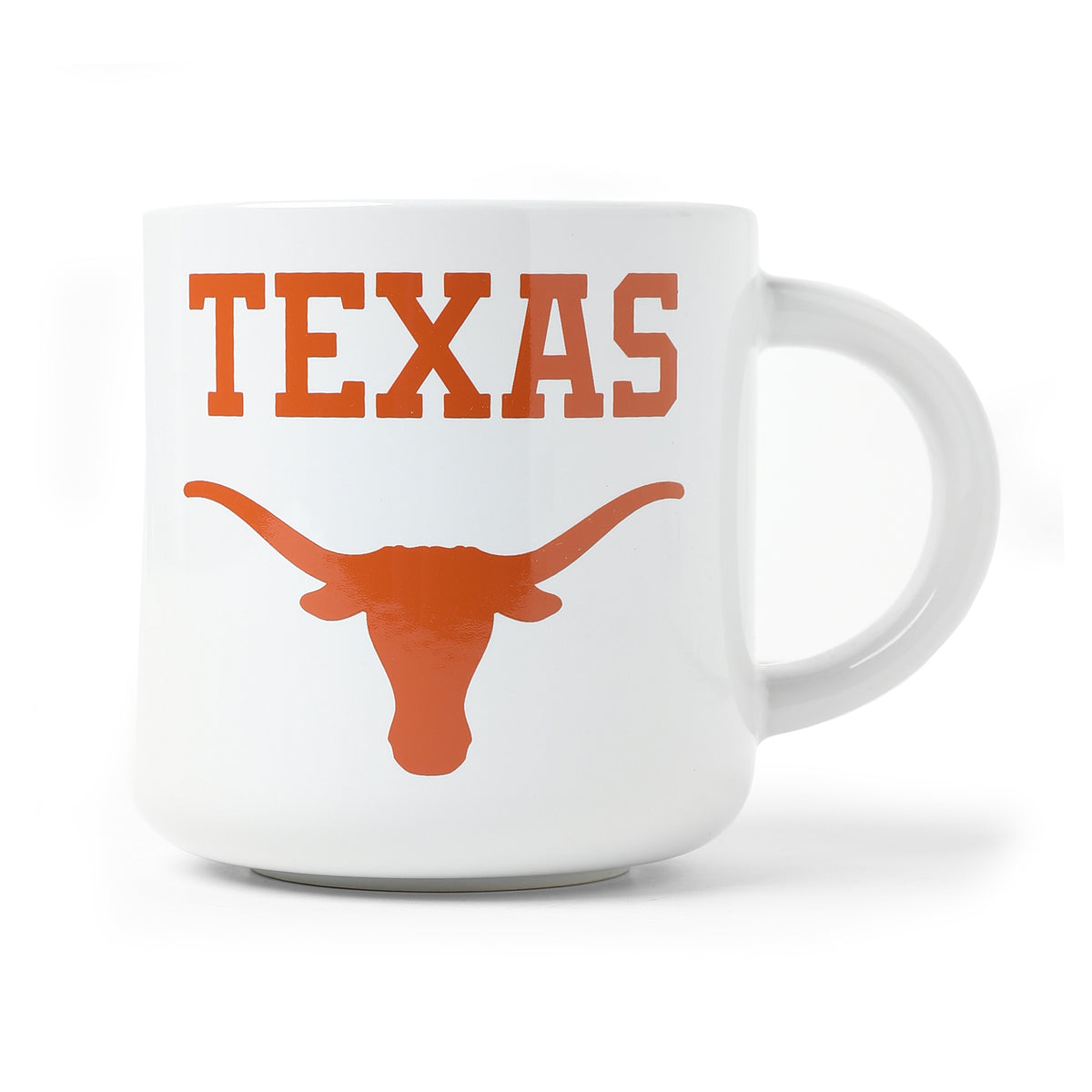 Texas Longhorns over Steerhead Townes White Mug - 16 oz.