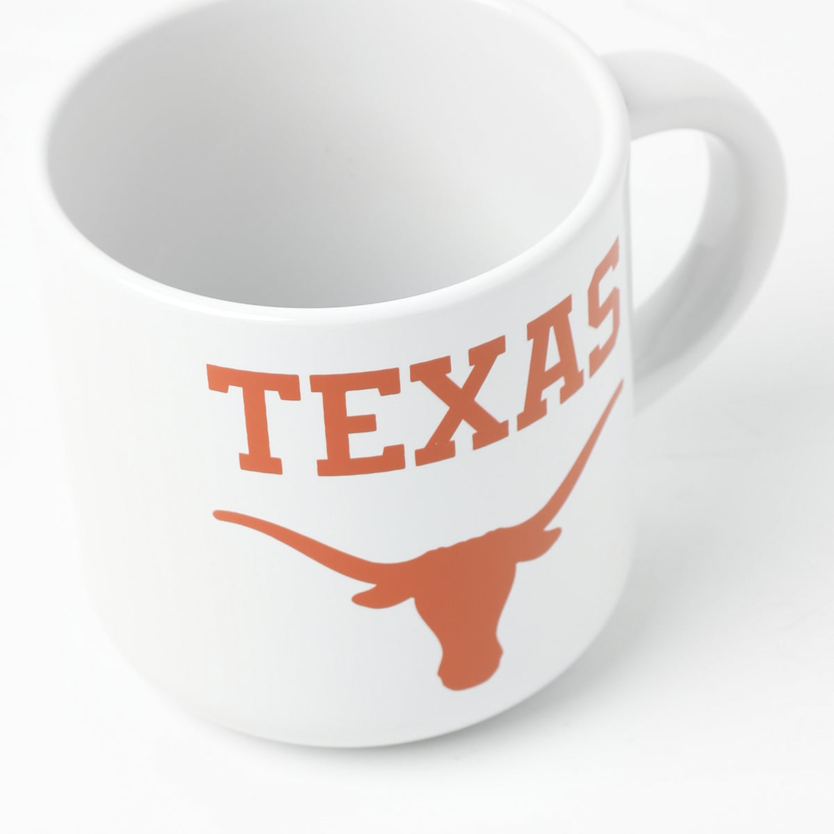 Texas Longhorns over Steerhead Townes White Mug - 16 oz.