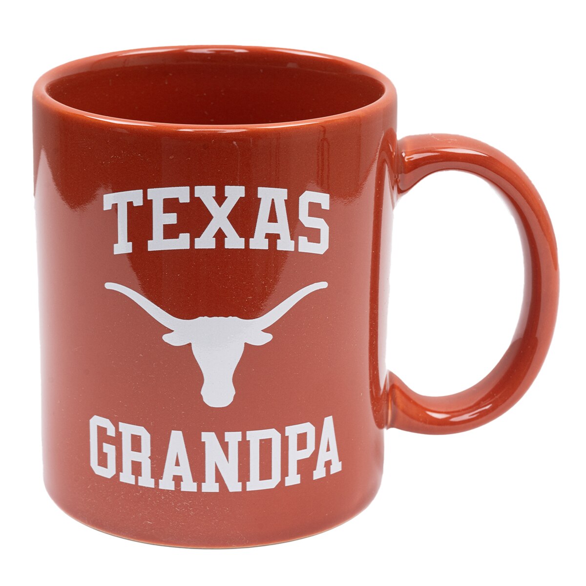Texas Grandpa Over Longhorn Logo Mug