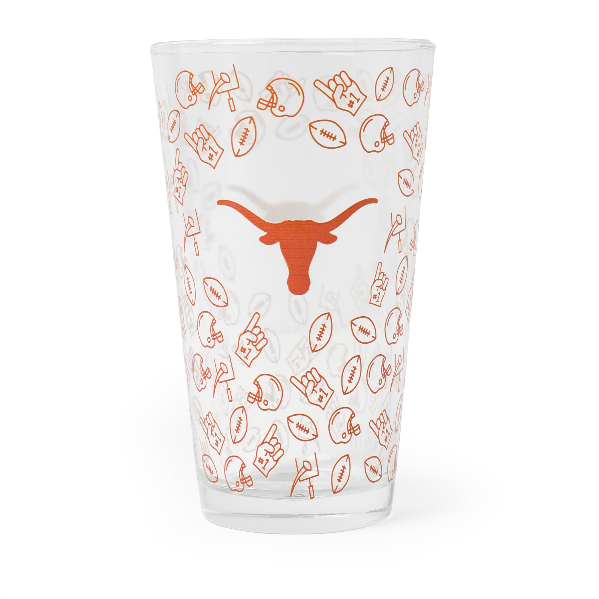 Texas Longhorns Playmaker Pint Glass - 16oz