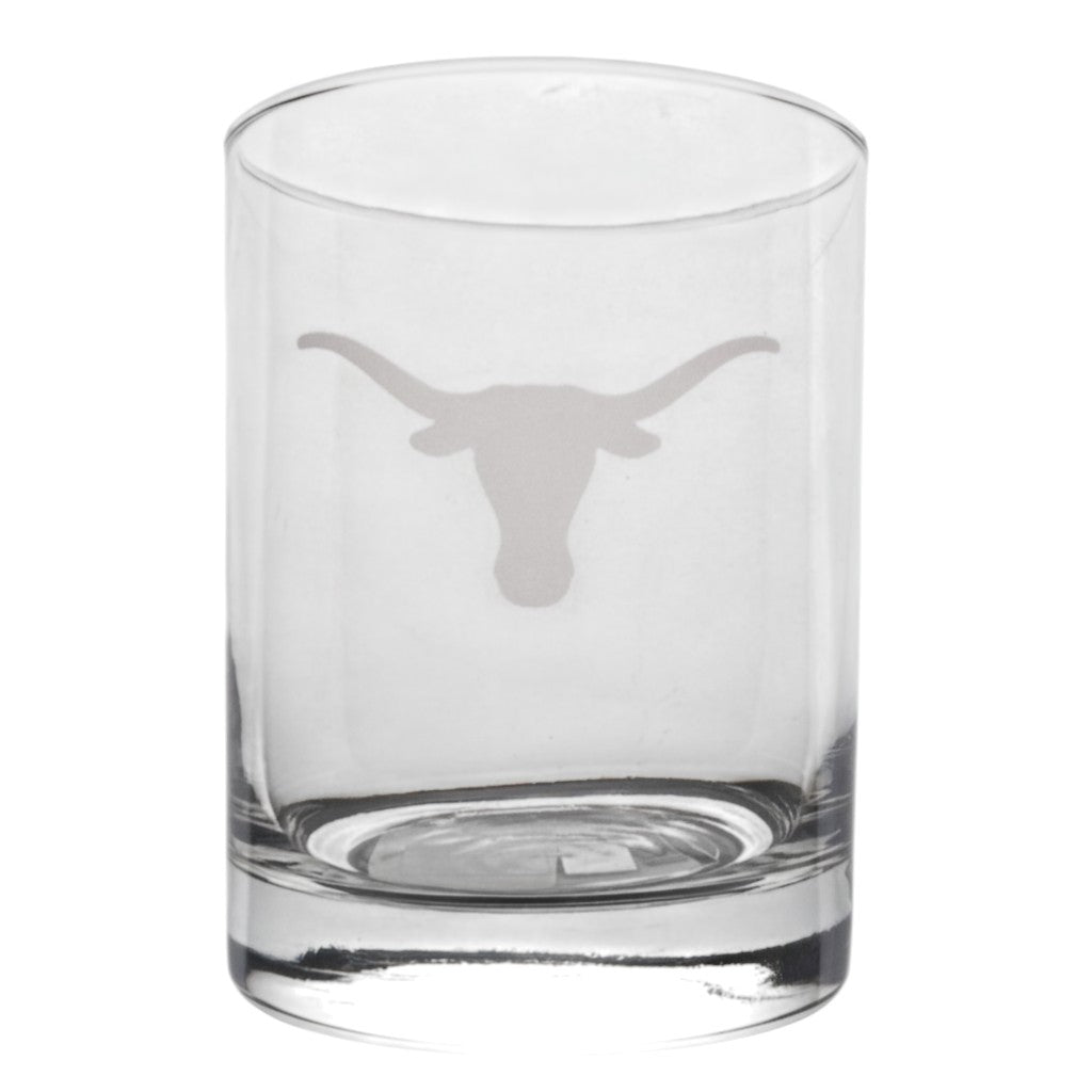 Texas Longhorns Rocks Glass - 14oz