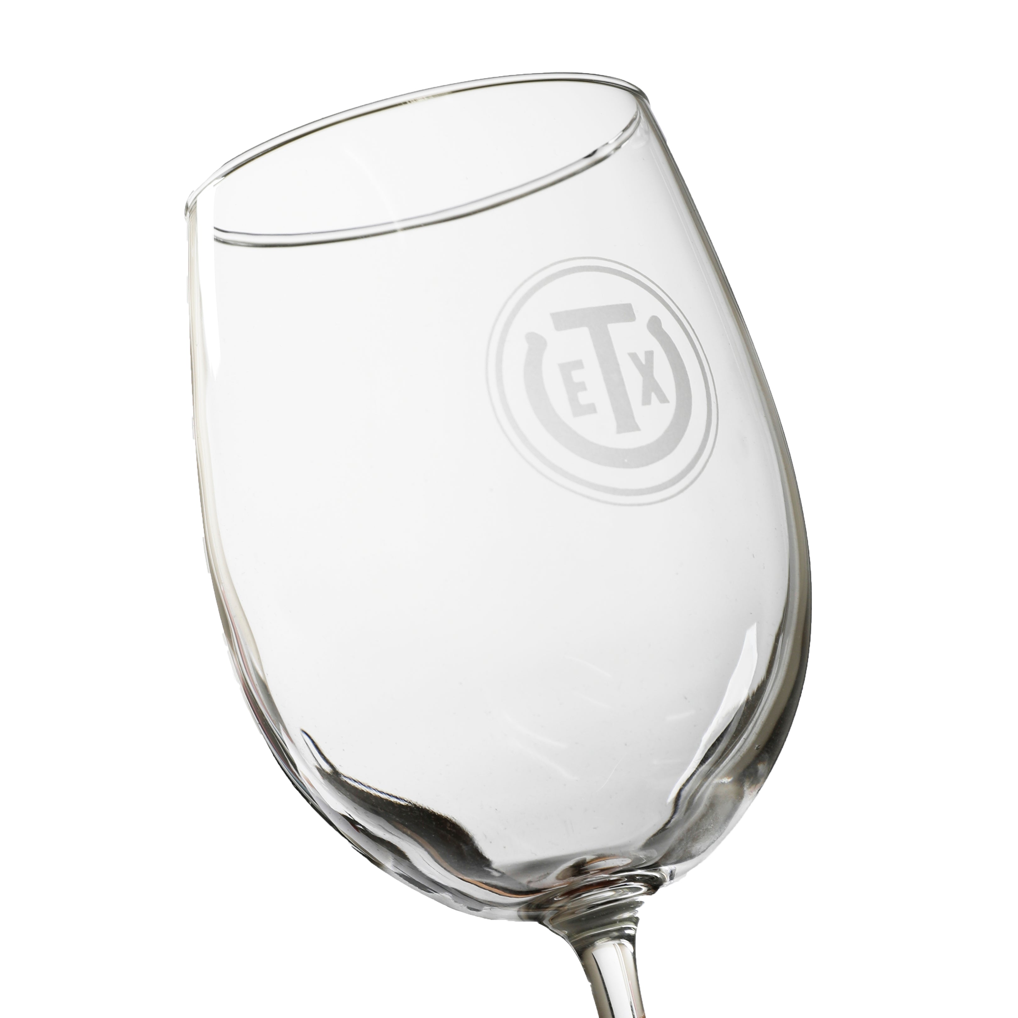 Texas Exes Stem Wine Glass - 19oz