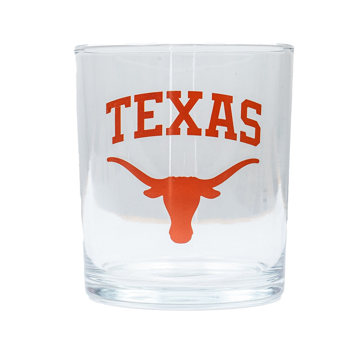 Texas Over Longhorn Rocks Glass