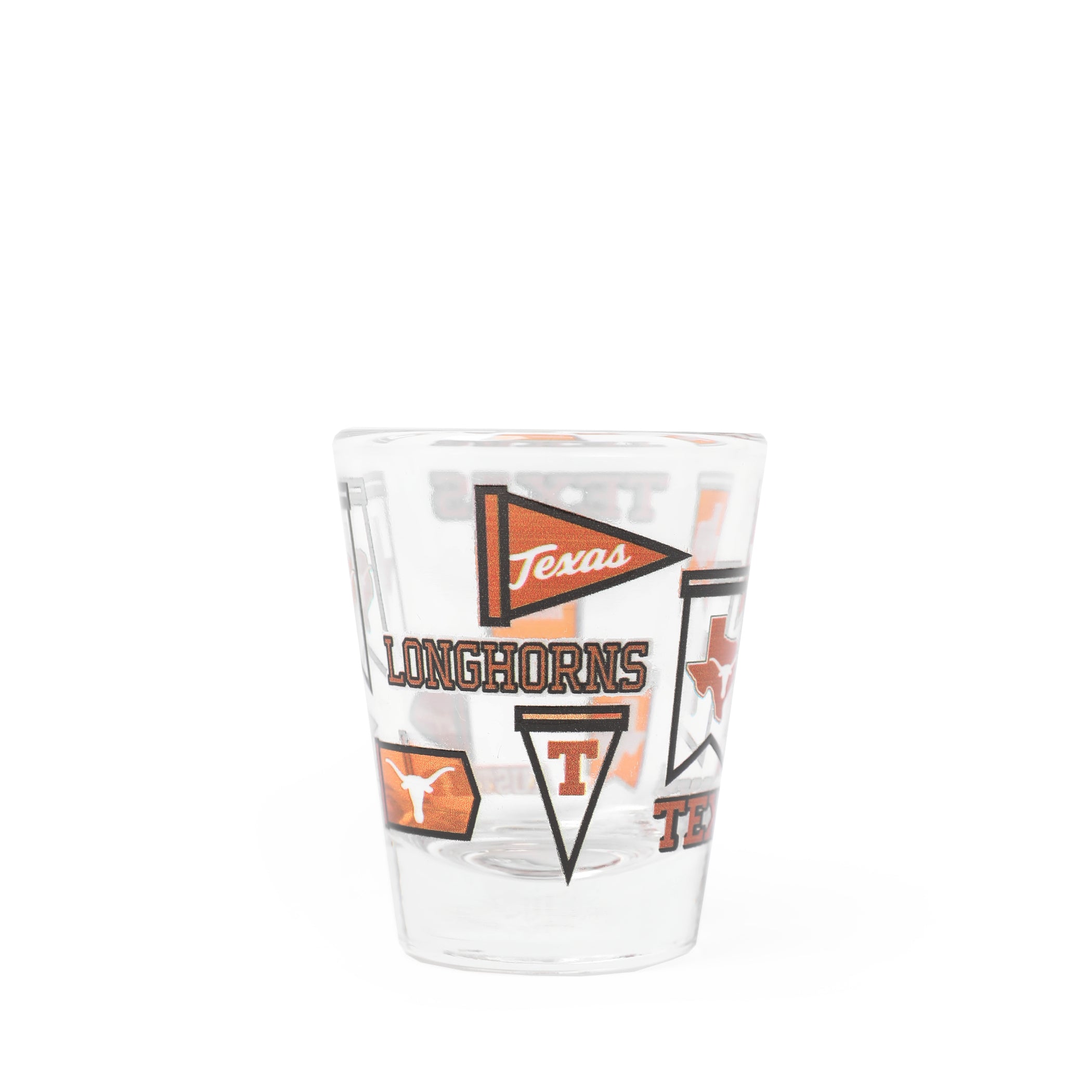 Texas Longhorns Pennant Wrap Shot Glass - 1.5 oz.
