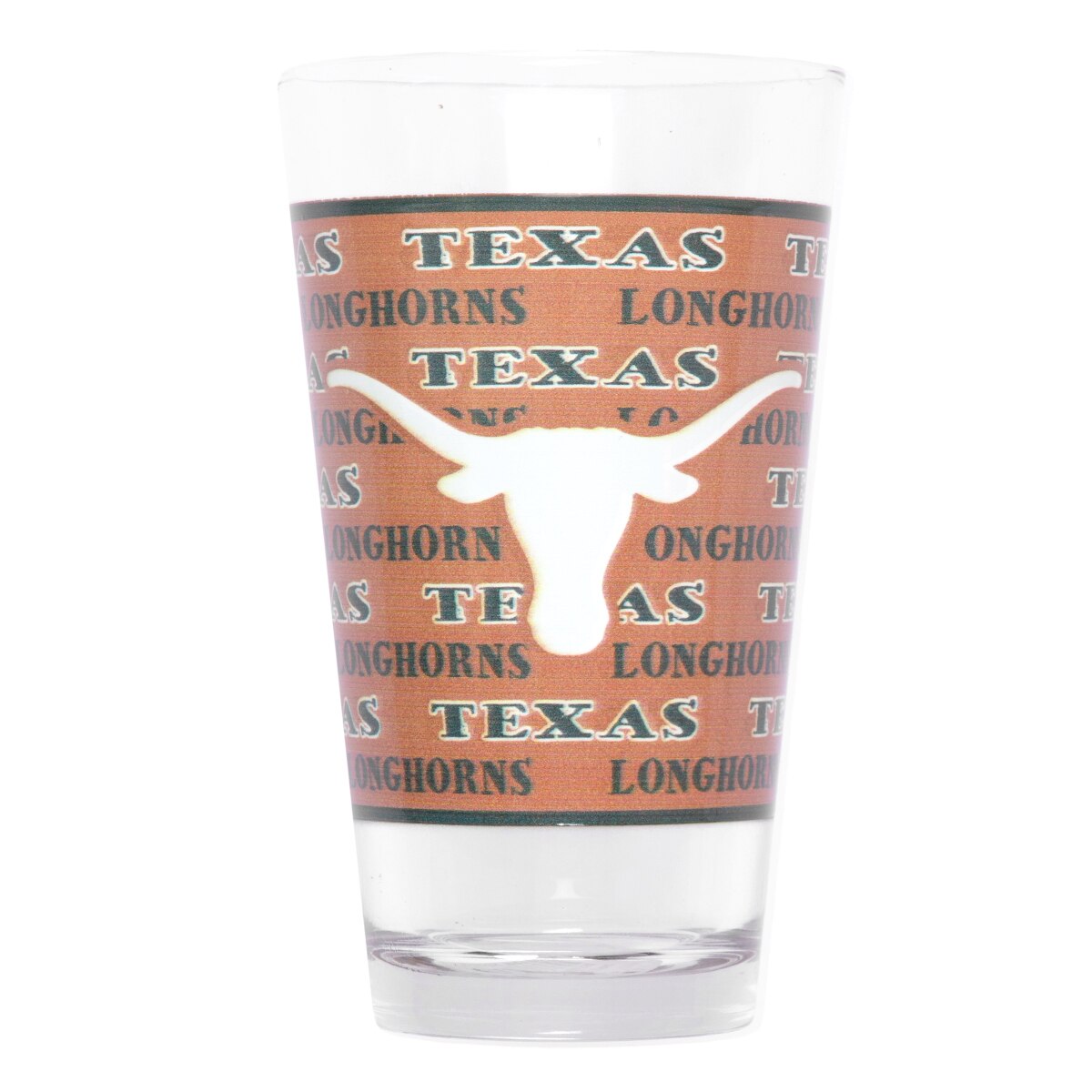 Texas Full Wrap Pub Glass - 16 Oz