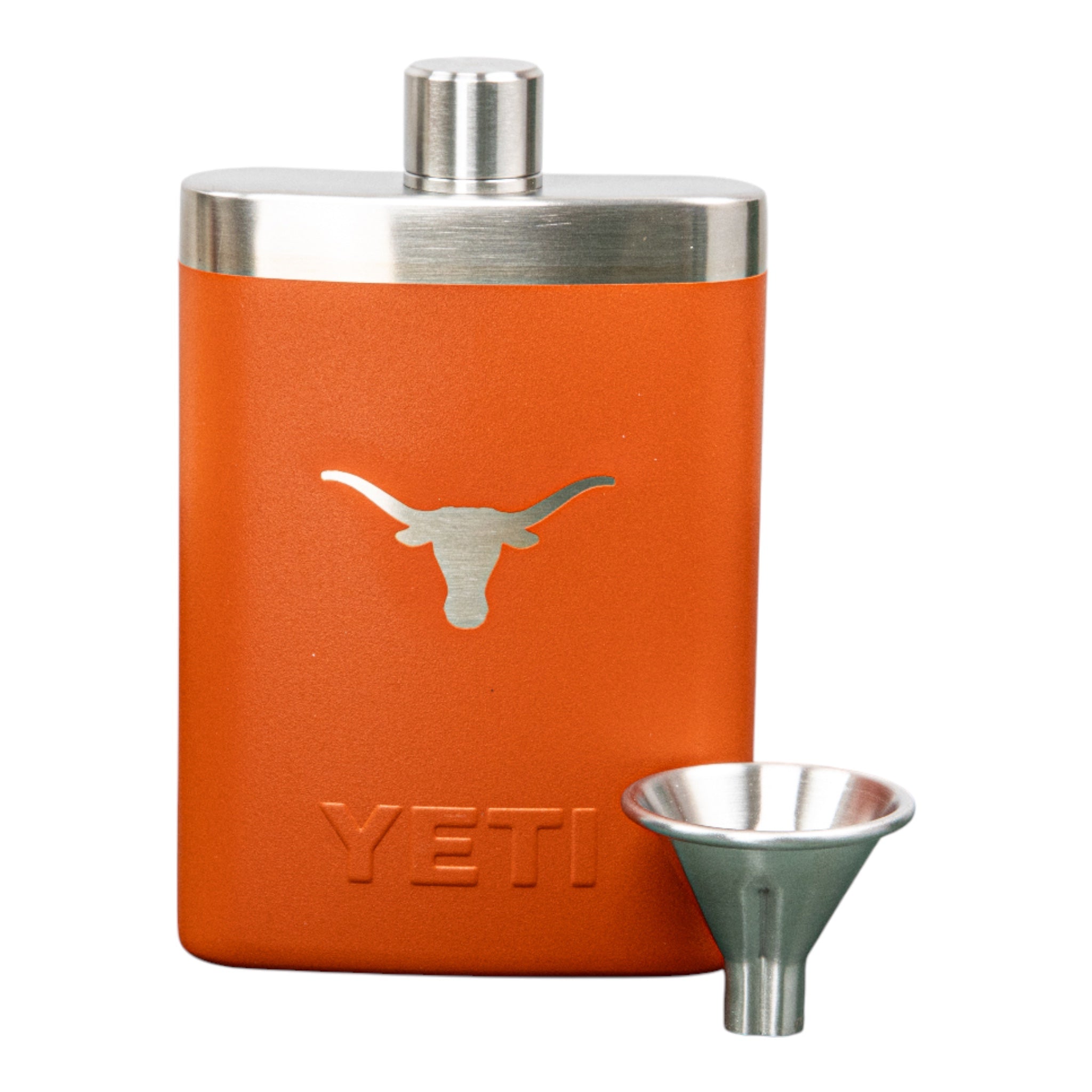 YETI Texas Longhorns Steerhead Burnt Orange Flask
