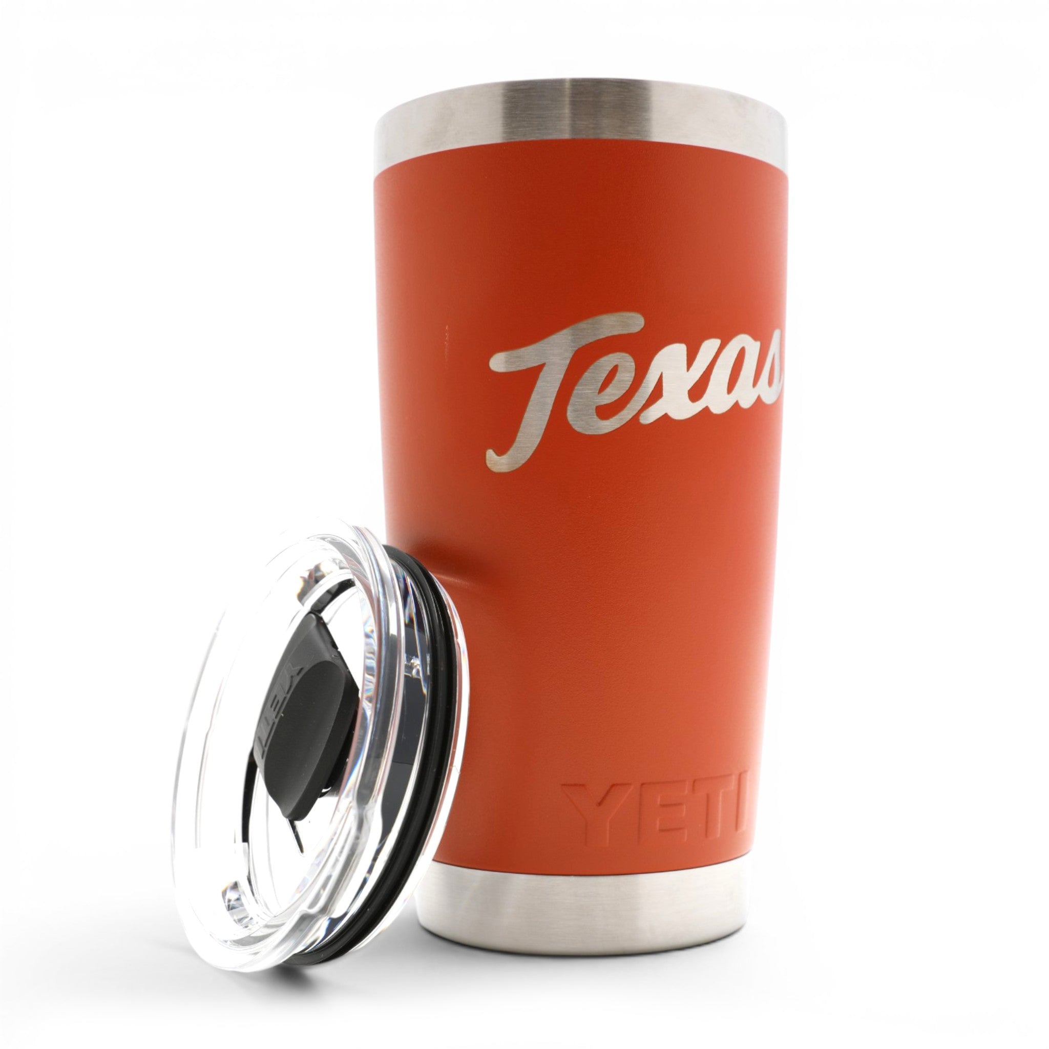 YETI Texas Longhorns Script Rambler - 20oz