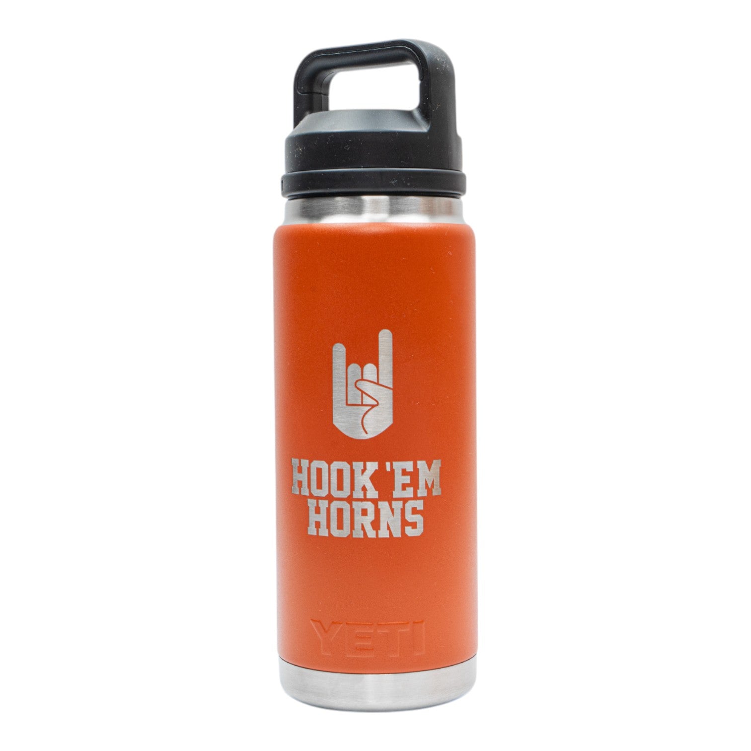 YETI Texas Longhorns Chug Bottle Hook 'Em Horns Burnt Orange - 26 oz