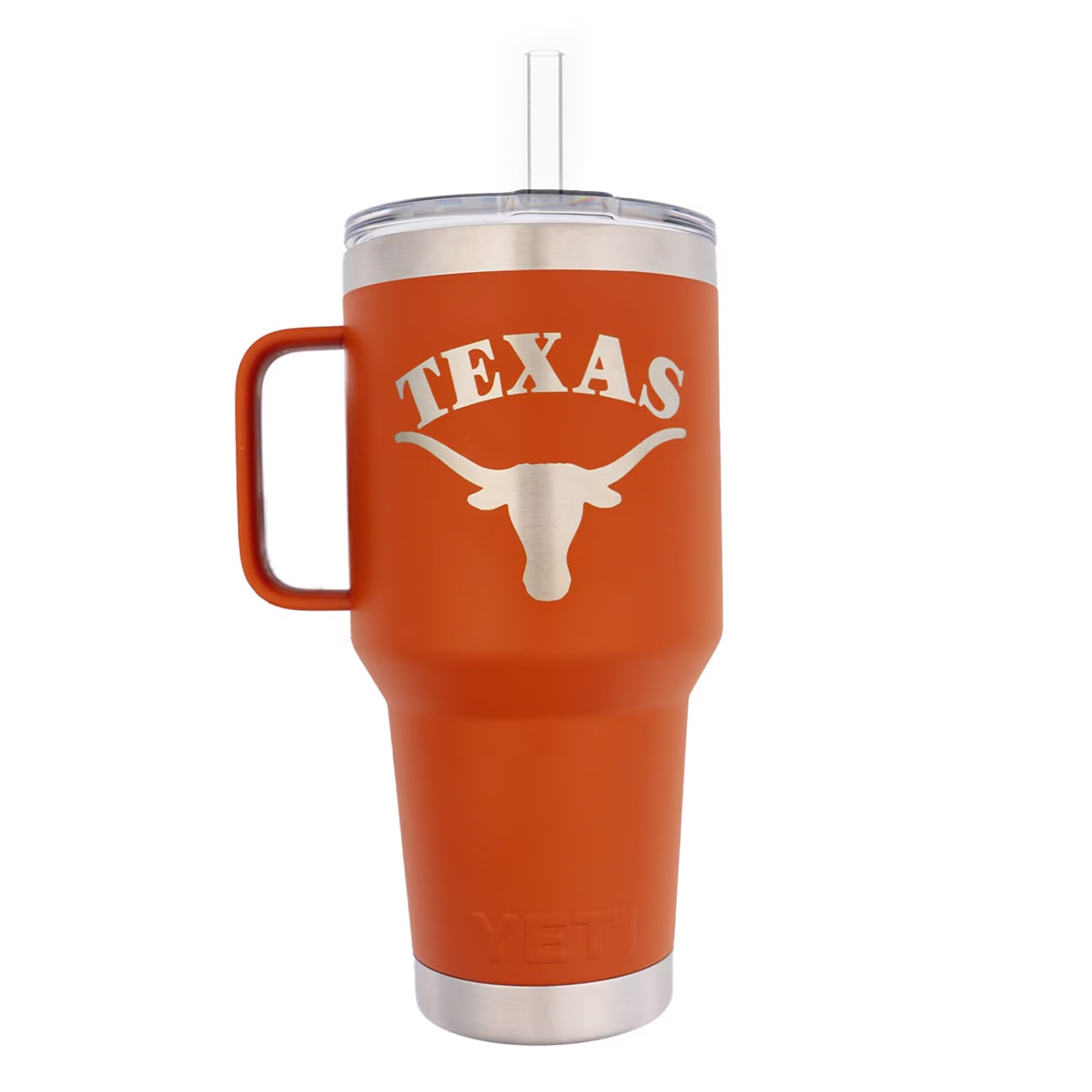 YETI Arch Texas Longhorns Burnt Orange Mug With Straw Lid - 35 oz