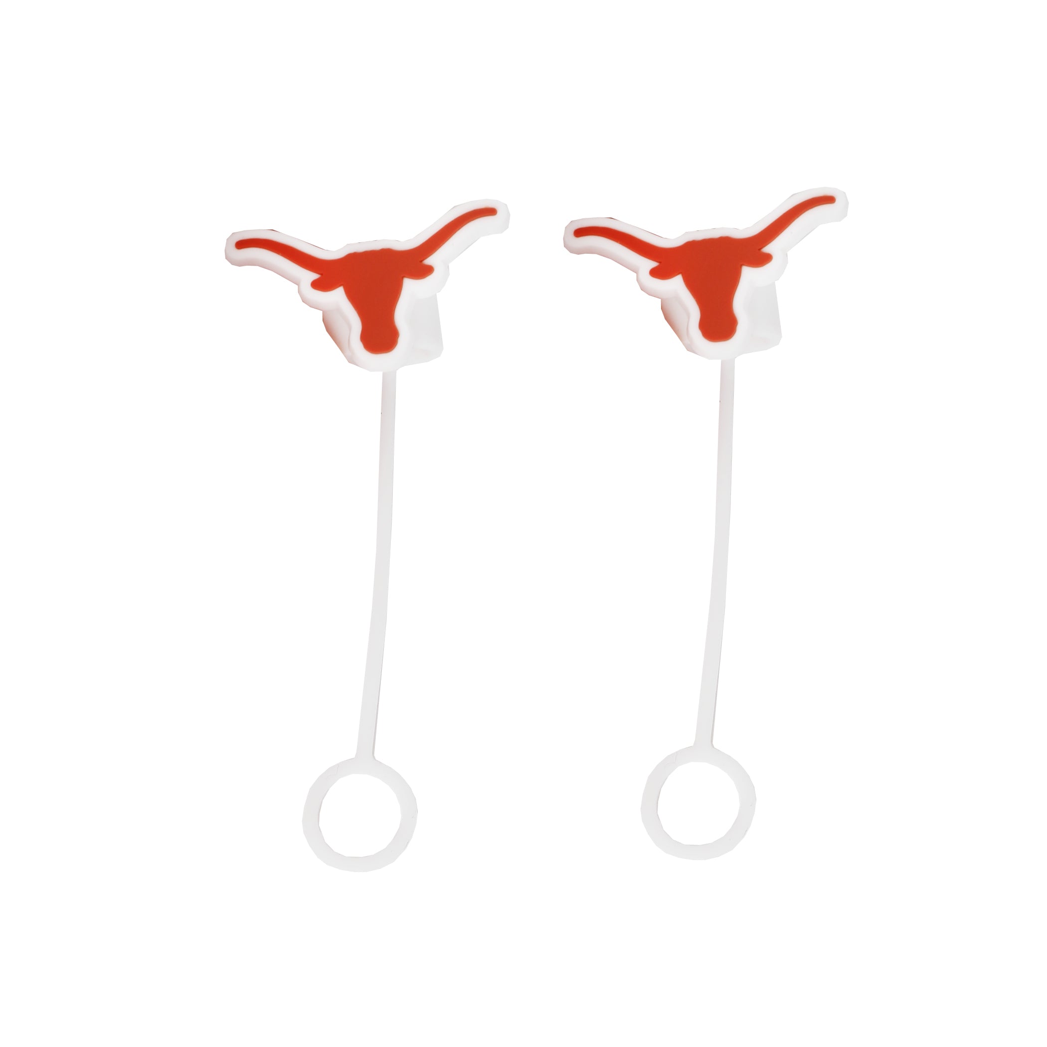 Texas Longhorns Straw Topper - 2 Pack