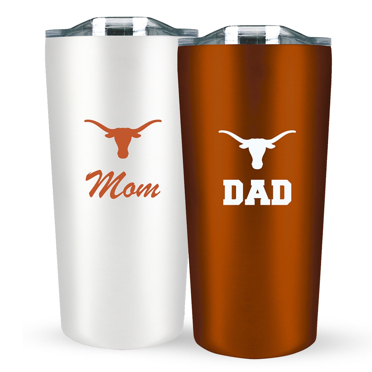 Texas Longhorns Mom and Dad Tumbler Gift Set