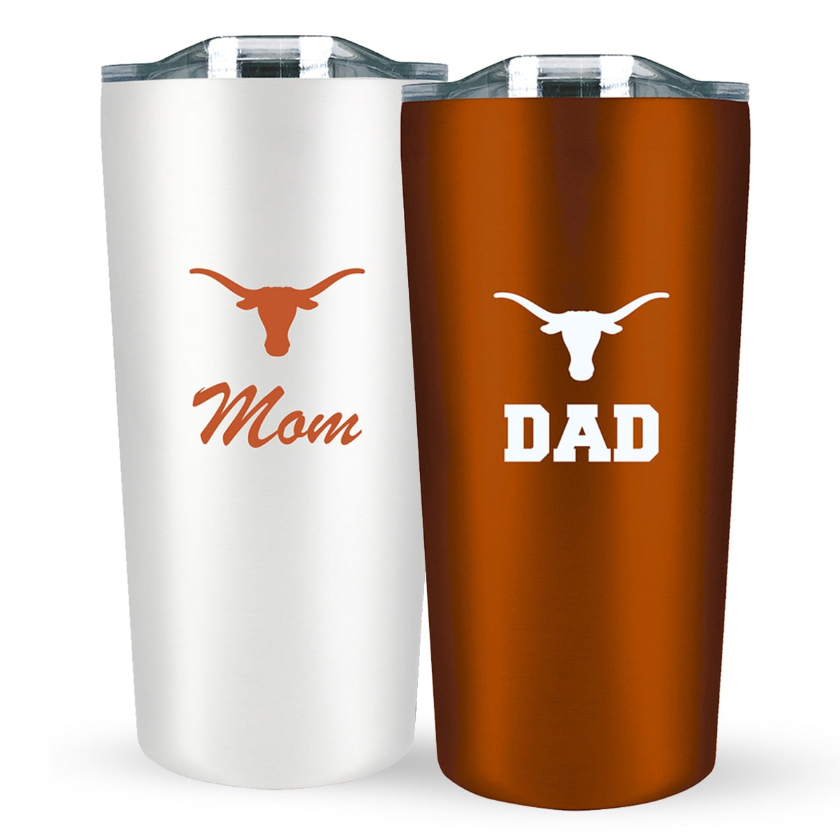 Texas Longhorns Mom and Dad Tumbler Gift Set