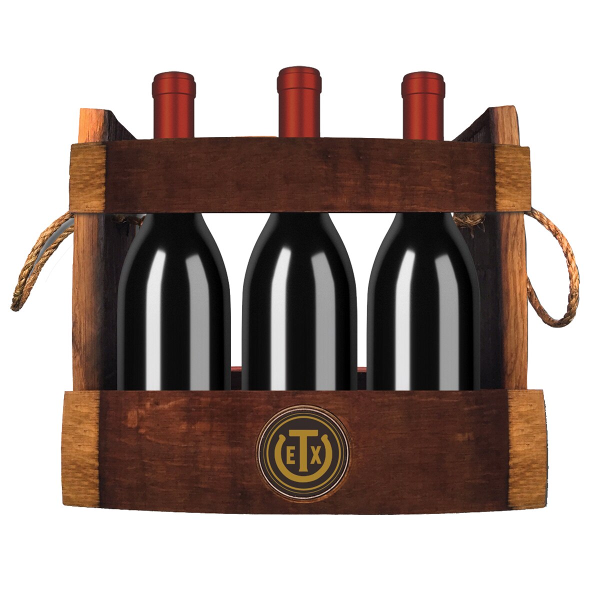 Texas Exes Wine Bottle Caddy