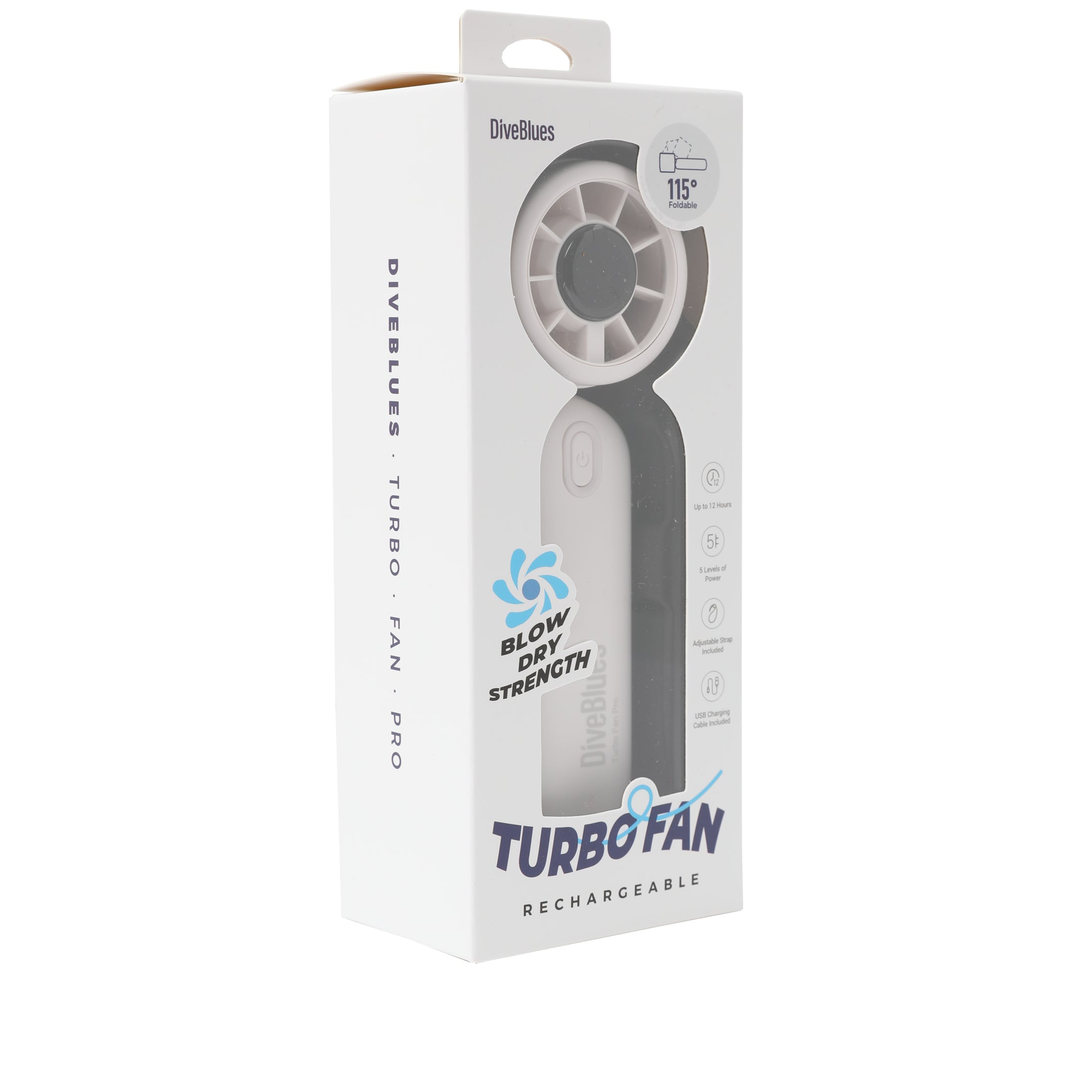 Diveblues Handheld Electric White Fan