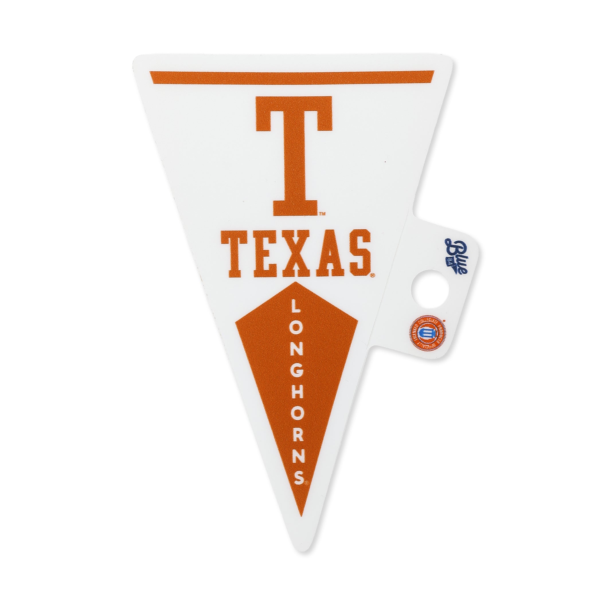 Texas Longhorns Burnt Orange Pennant Sticker