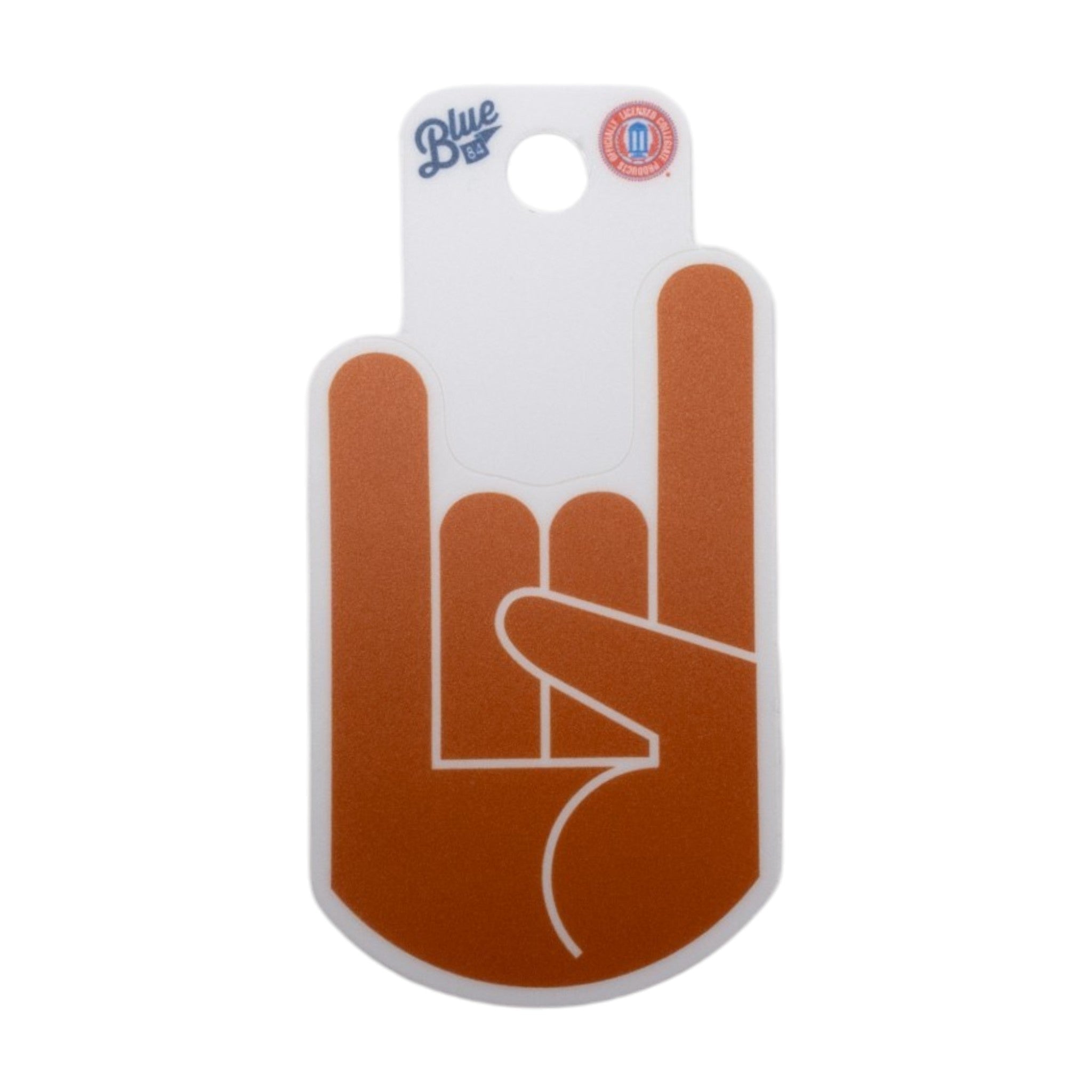Texas Hook' Em Hand Sticker