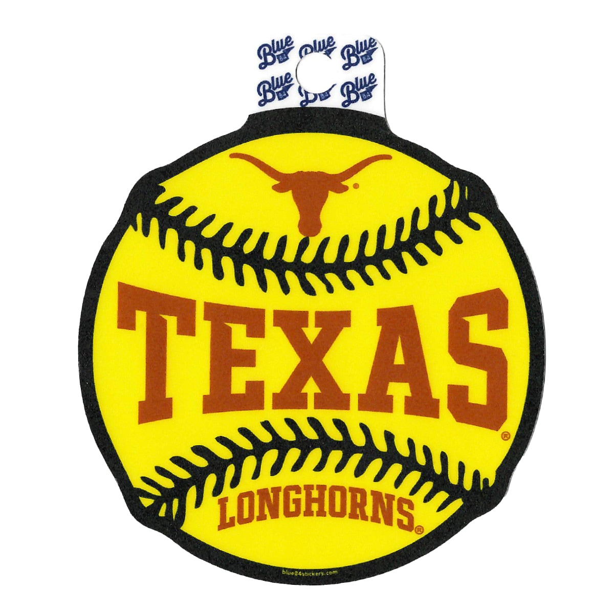 Texas Longhorns Blue 84 Softball Sticker | University Co-op