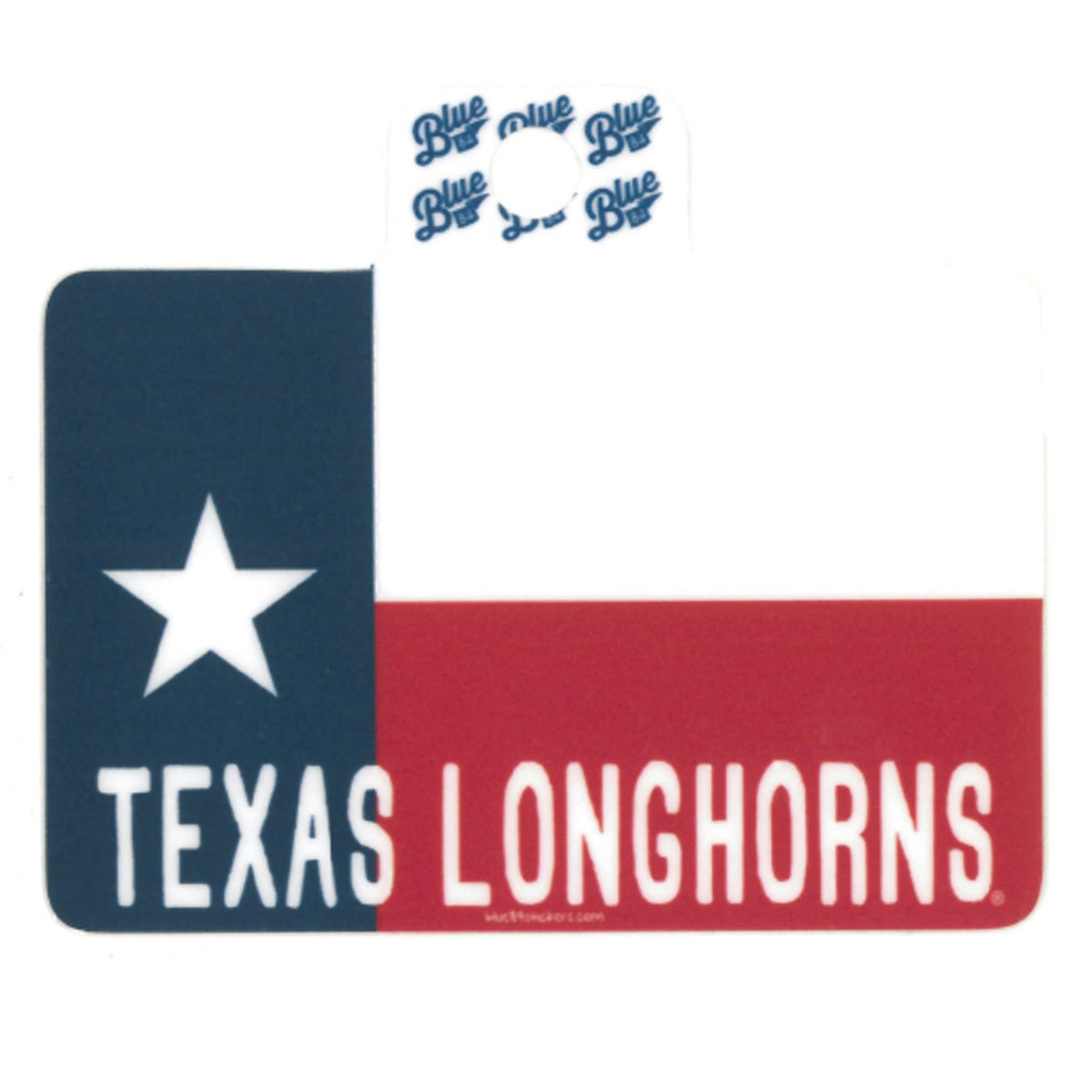 Blue 84 Home Flag TX Sticker