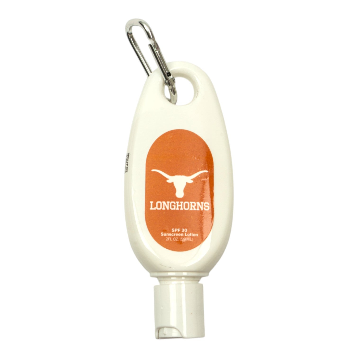 Texas Longhorns Sunscreen Tottle Bottle w/ Carabiner
