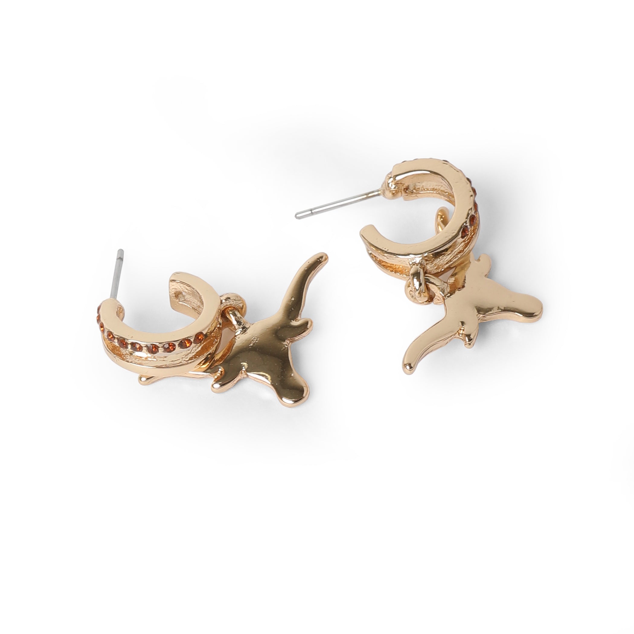 Texas Longhorns Earrings Finn Texas