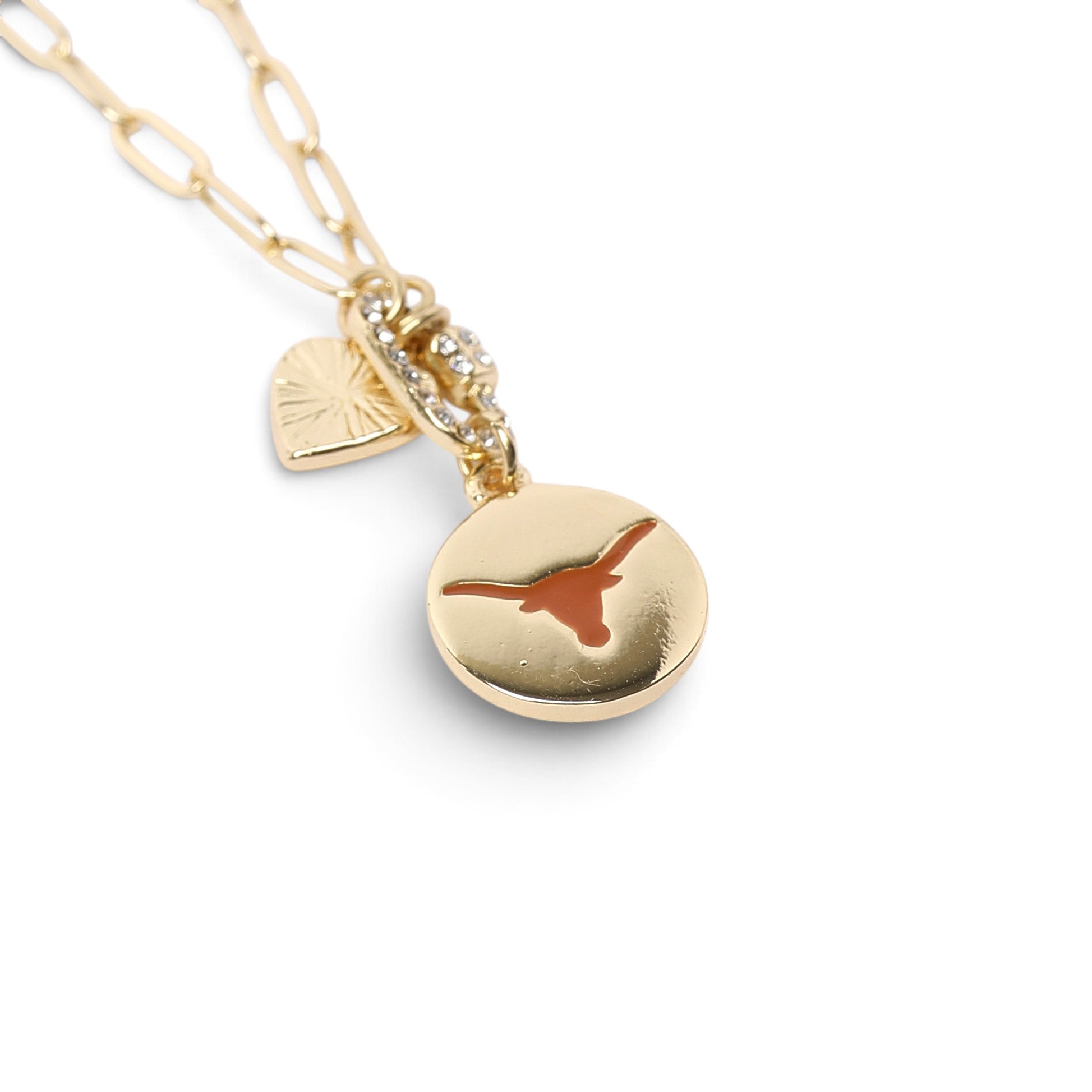 Texas Longhorns Amor Necklace