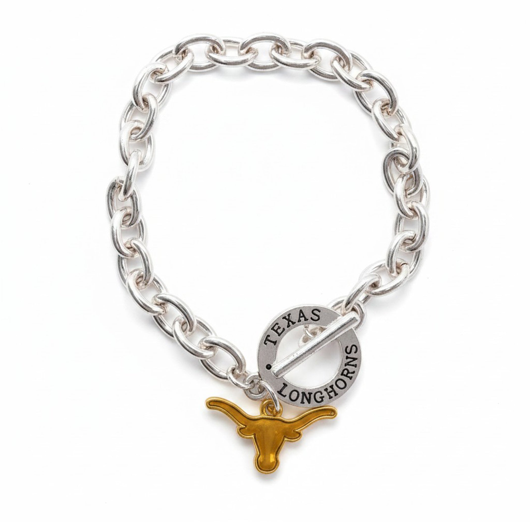 Texas Longhorns Audrey Toggle Bracelet