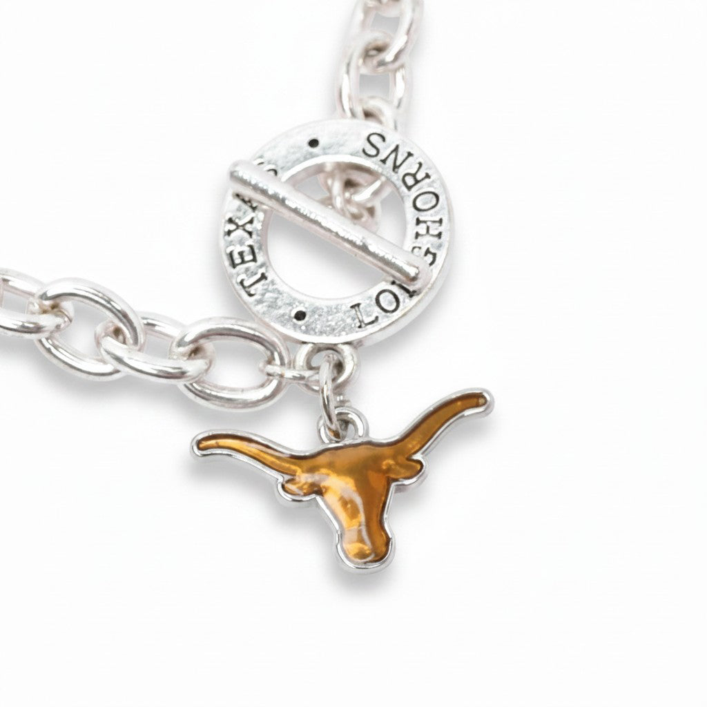 Texas Longhorns Audrey Toggle Bracelet