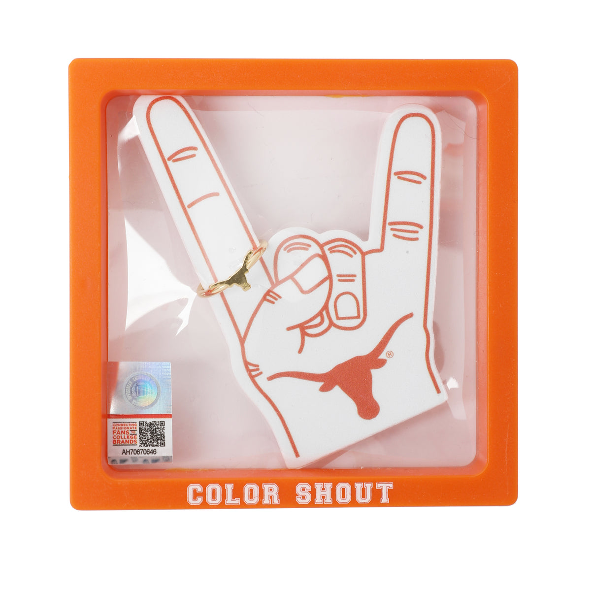 Texas Longhorns Gold Longhorn Stack Ring