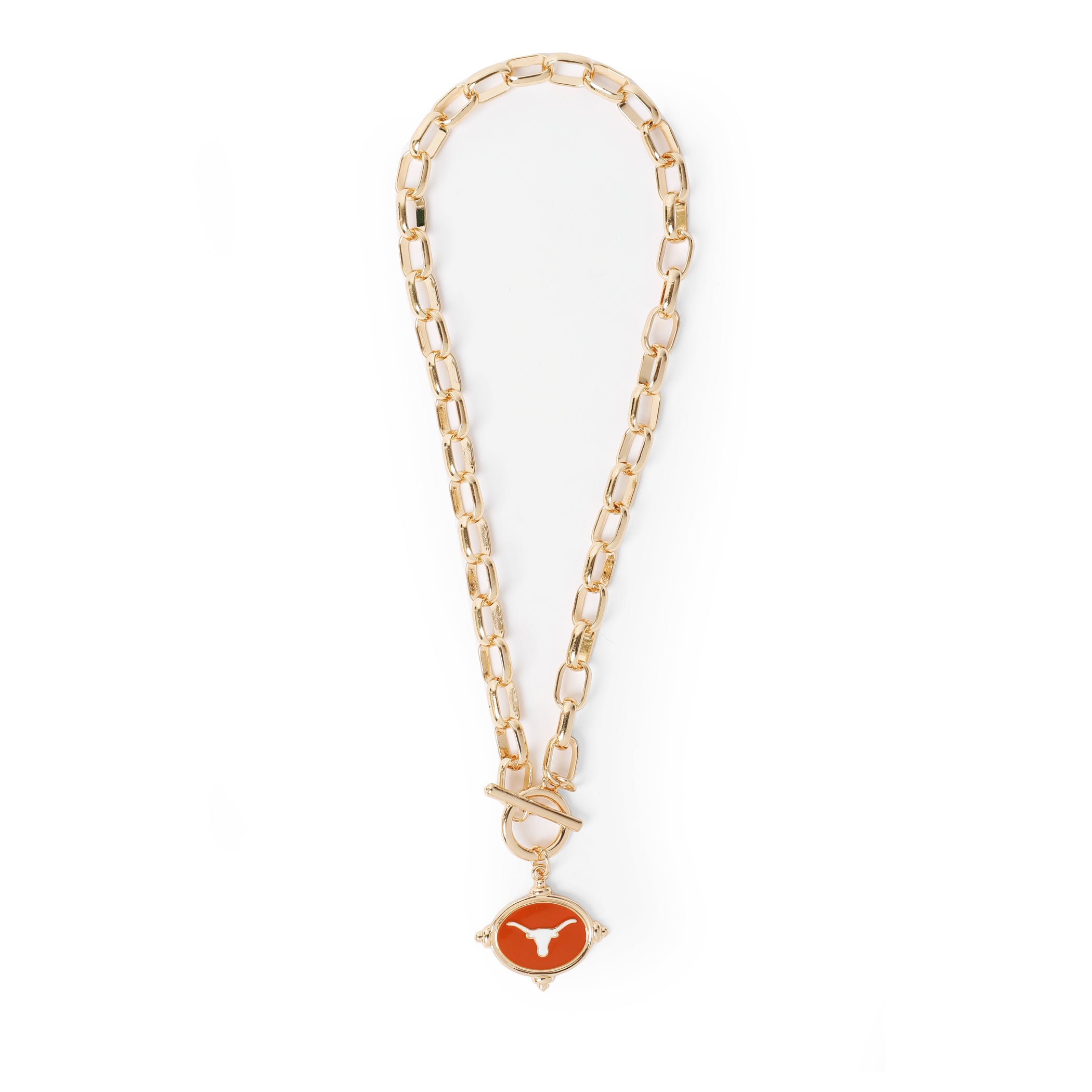 Texas Longhorns Logo Intaglio Necklace