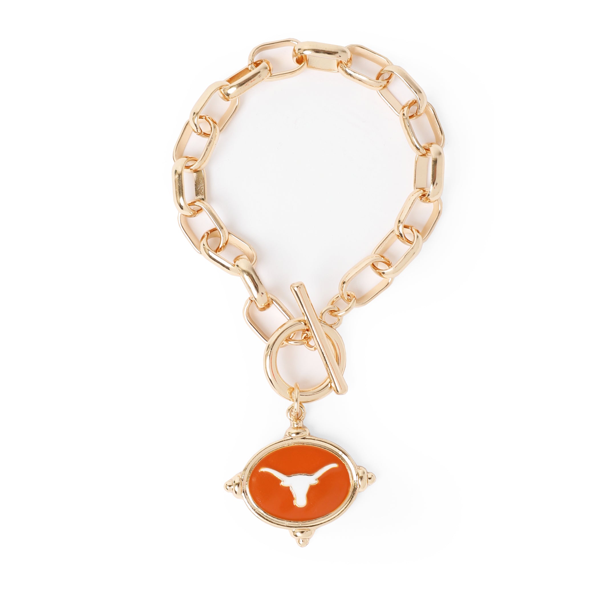 Texas Longhorns Logo Intaglio Bracelet