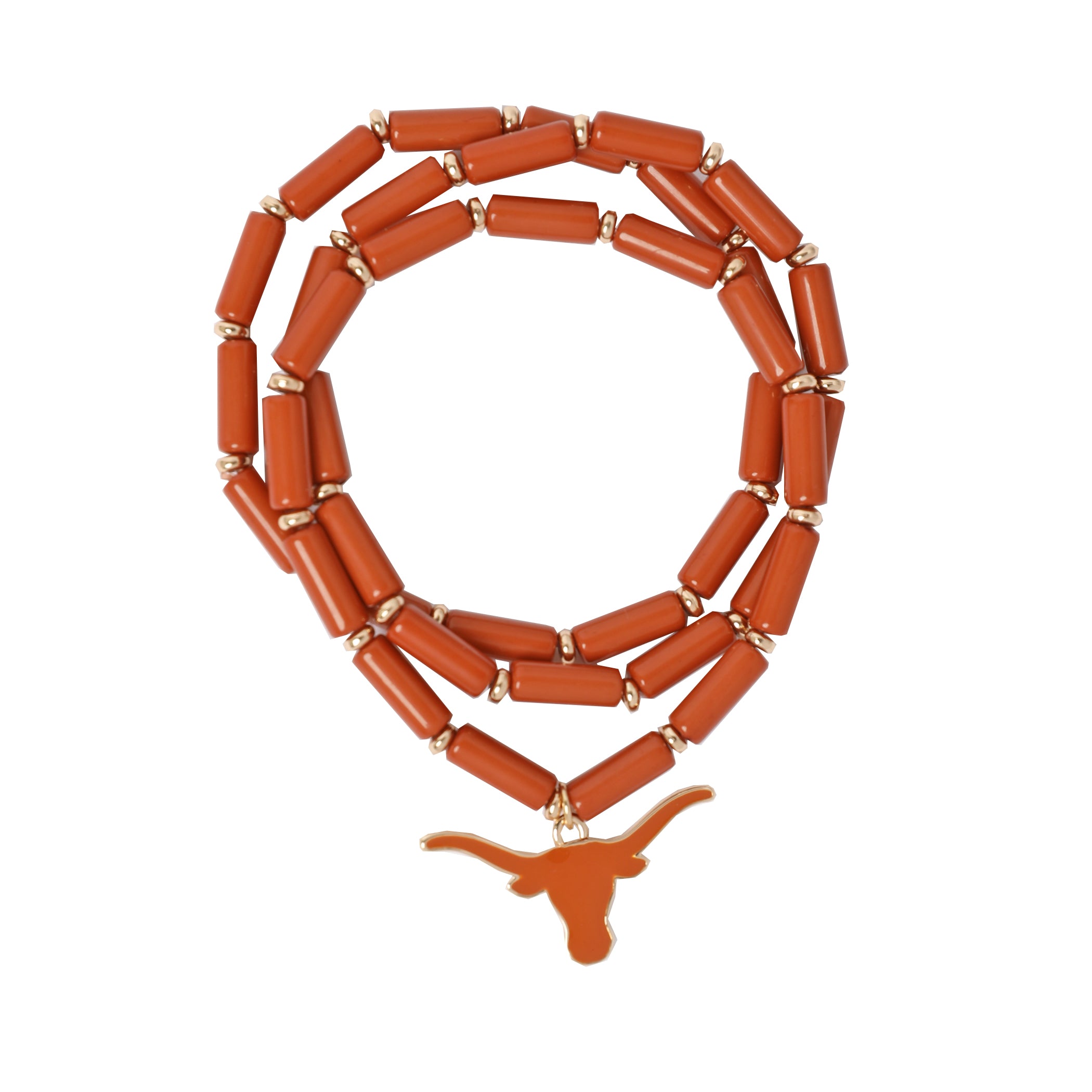  Texas Longhorns Beaded 3 Pack Bracelet