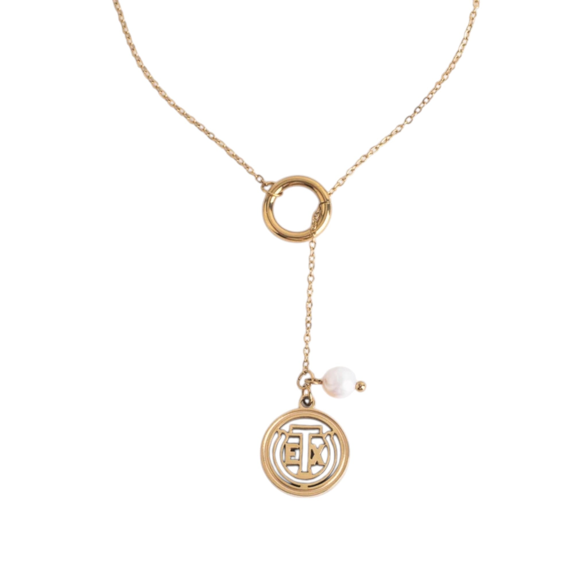 Texas Exes Lariat Necklace