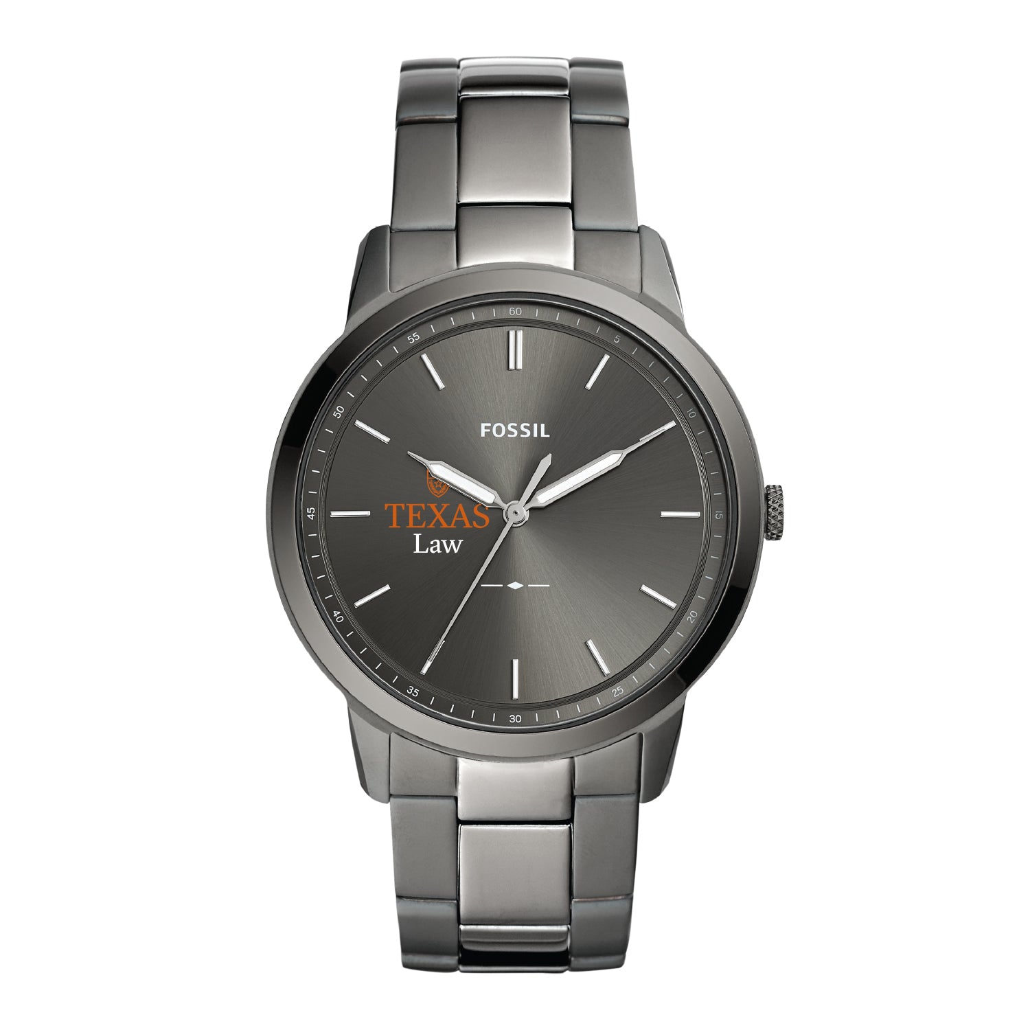 University of Texas School of Law Men's Fossil Minimalist 3H Watch