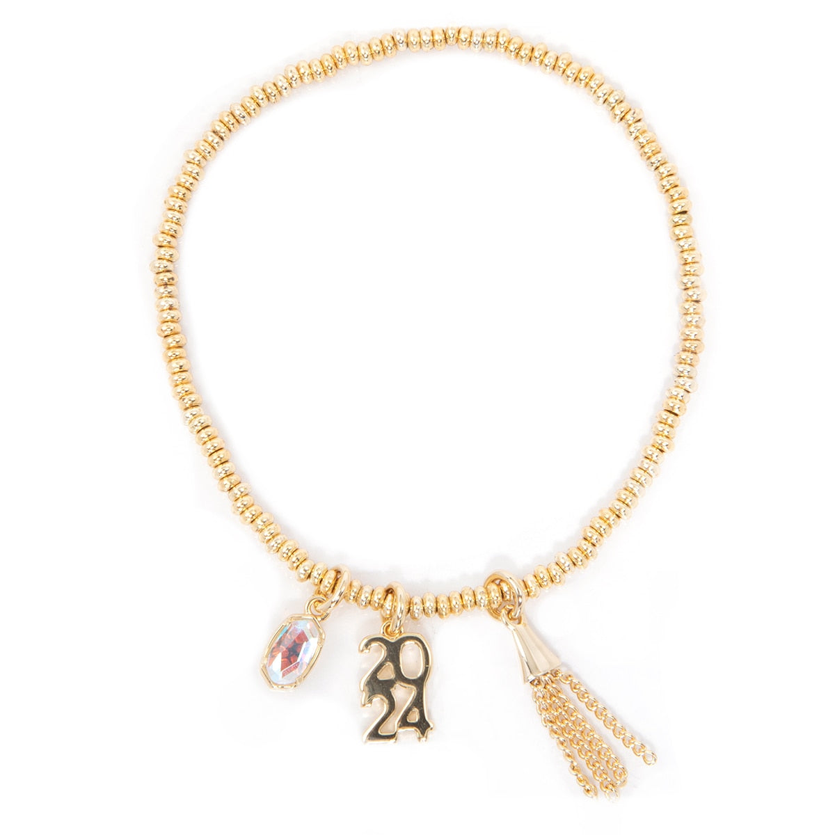 Kendra Scott 2024 Graduation Stretch Bracelet in Gold