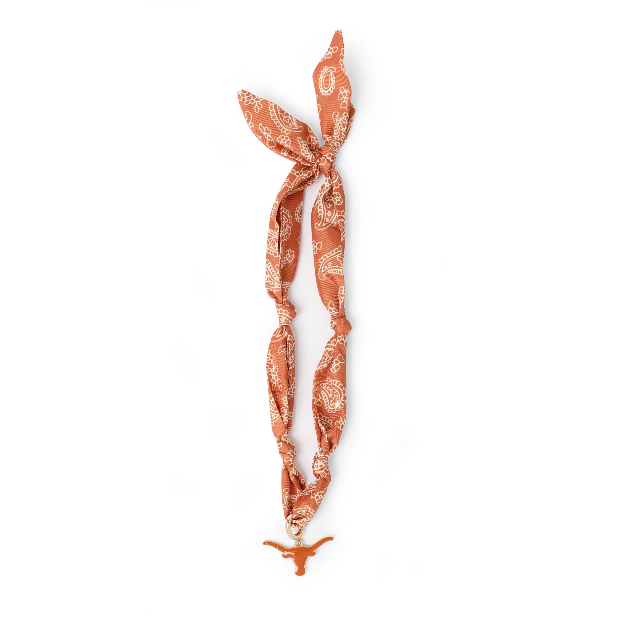 Texas Longhorns Bandana Scarf Necklace