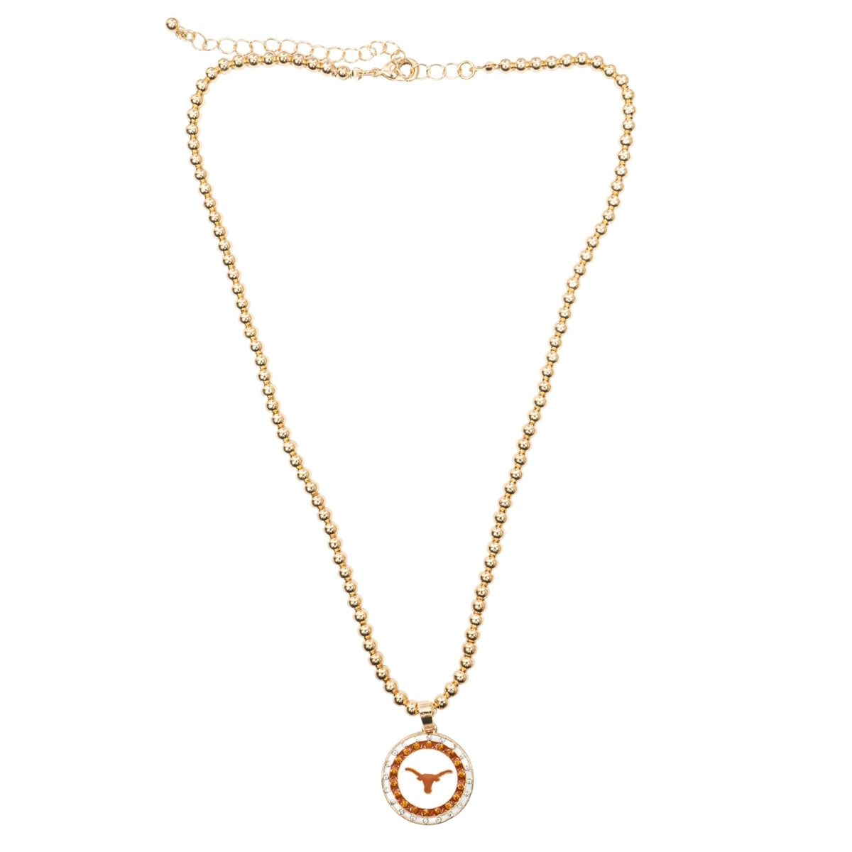 Texas Longhorns Disc Necklace